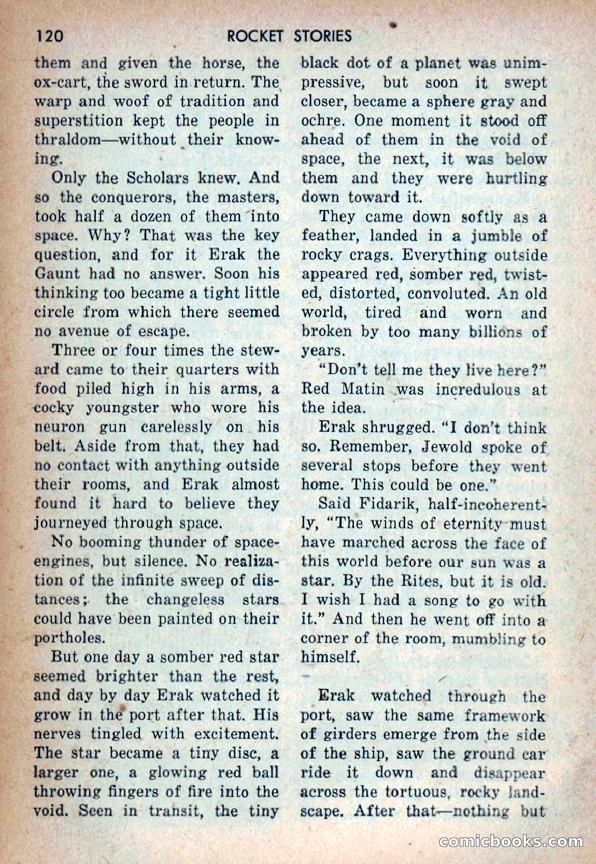 Rocket Stories, Vol. 1, No. 1 — page 123 of 164