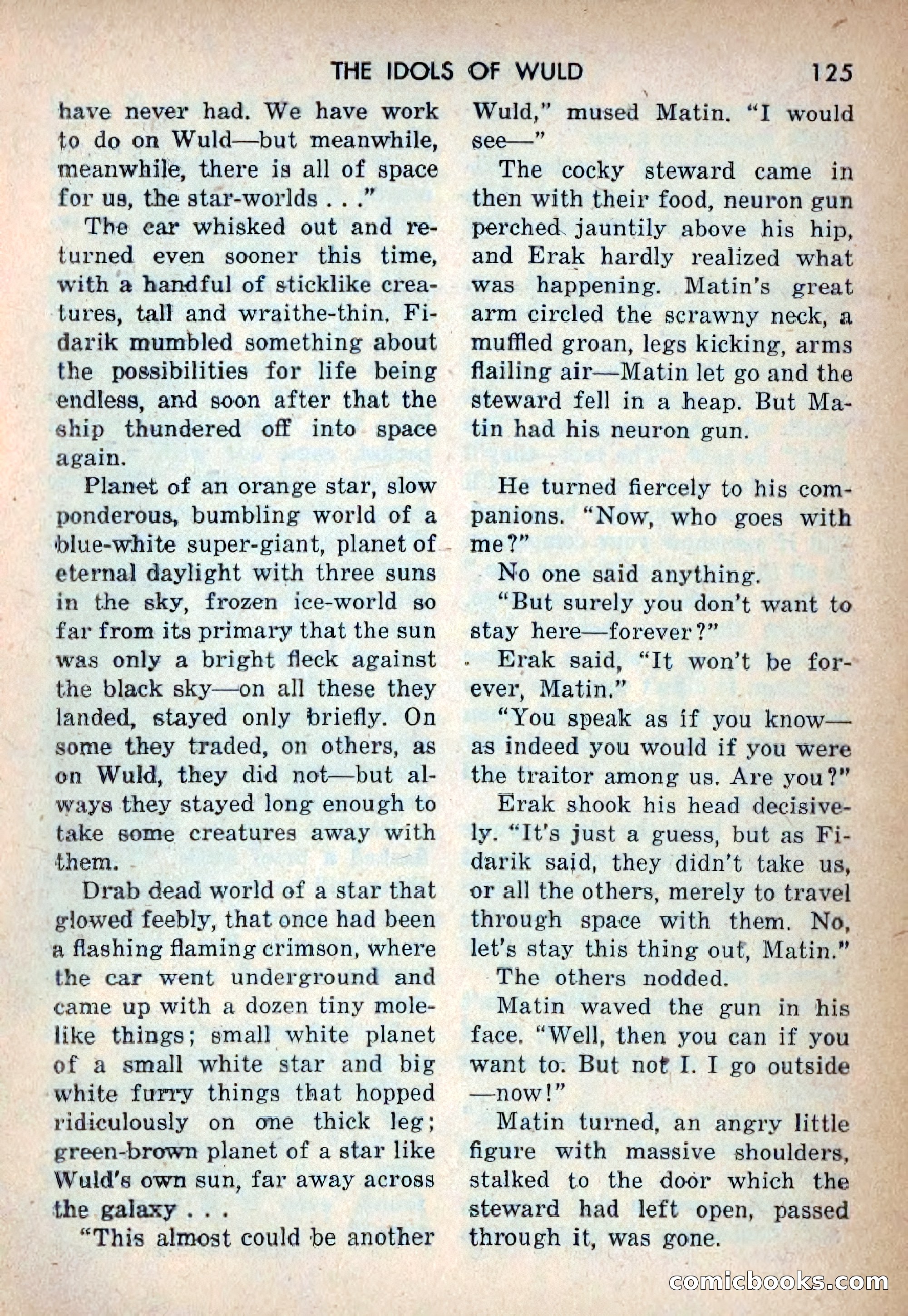 Rocket Stories, Vol. 1, No. 1 — page 128 of 164