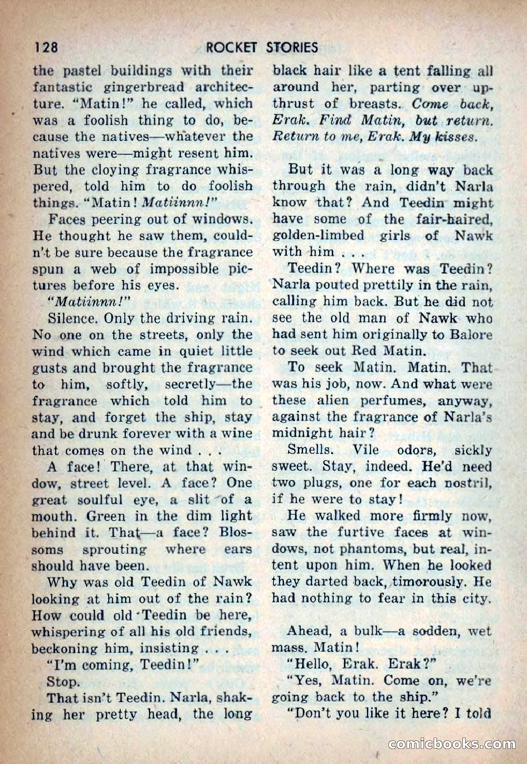 Rocket Stories, Vol. 1, No. 1 — page 131 of 164
