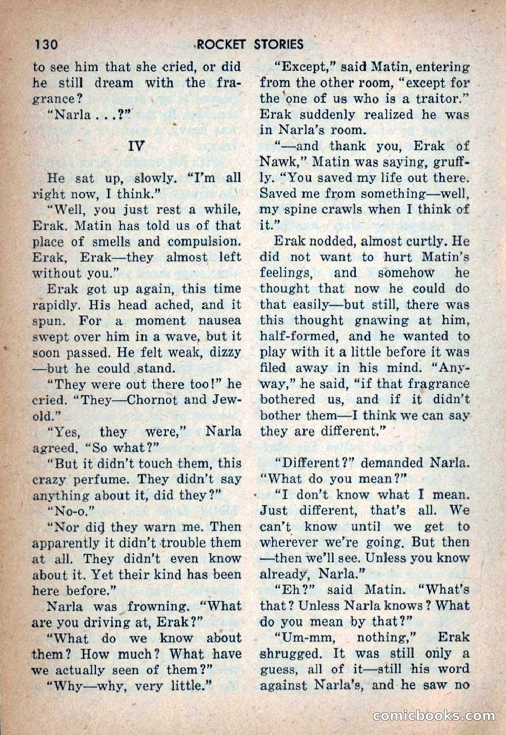 Rocket Stories, Vol. 1, No. 1 — page 133 of 164