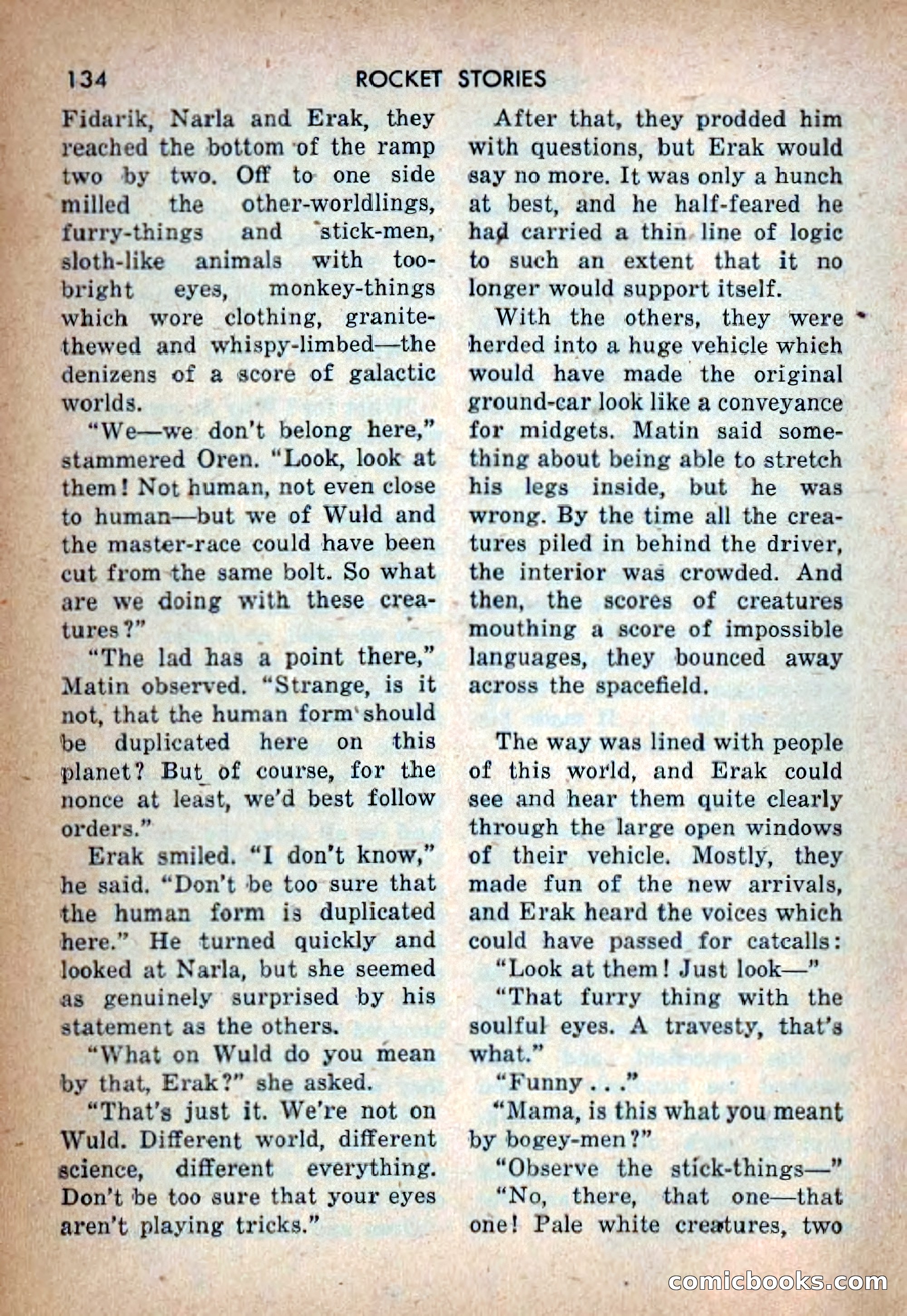 Rocket Stories, Vol. 1, No. 1 — page 137 of 164