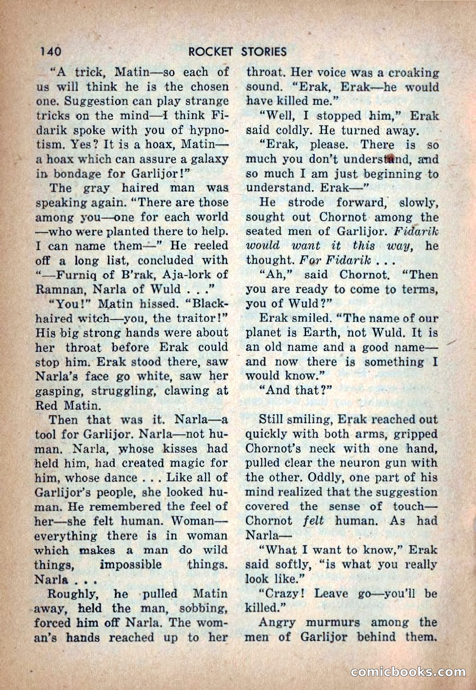Rocket Stories, Vol. 1, No. 1 — page 143 of 164