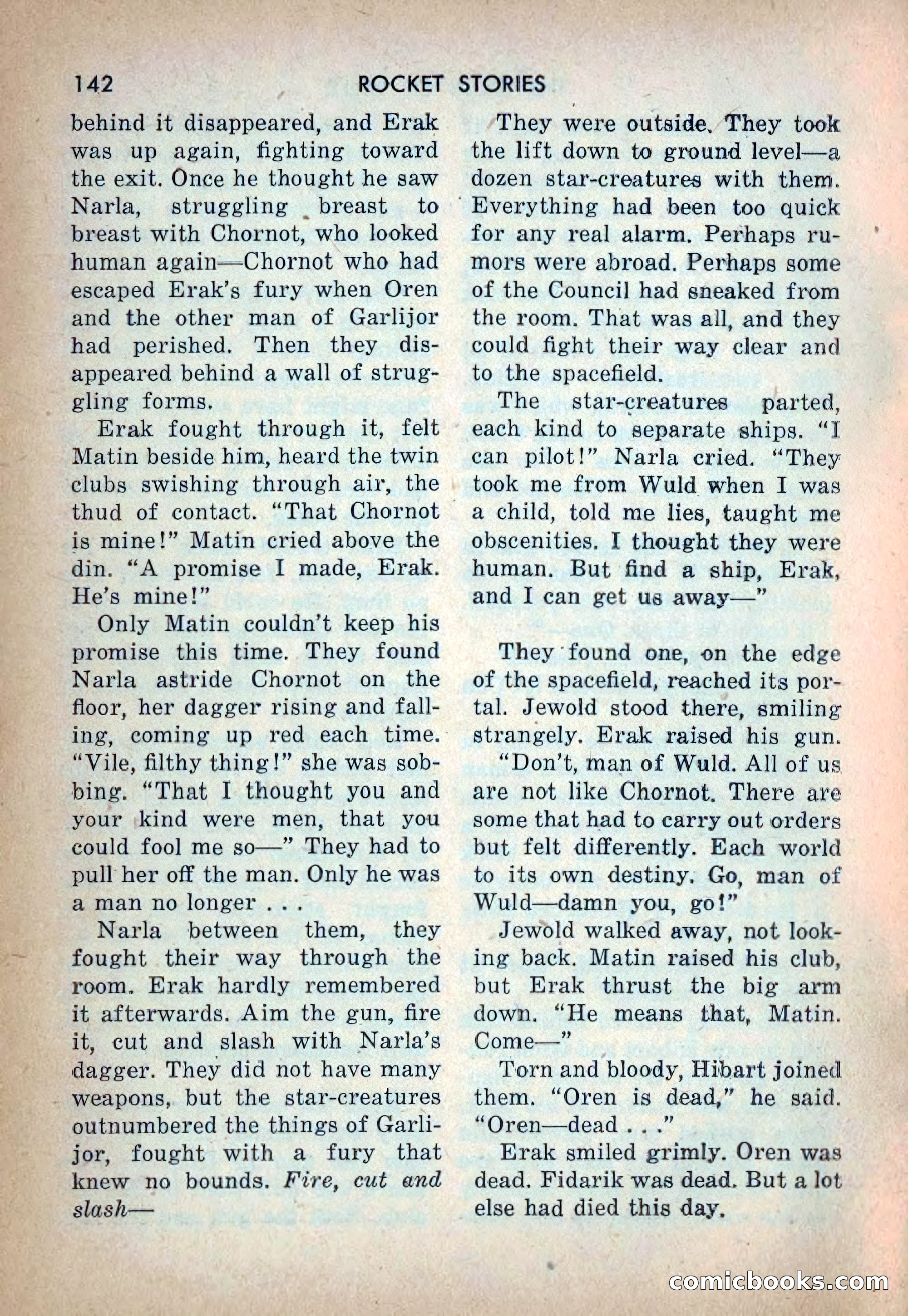 Rocket Stories, Vol. 1, No. 1 — page 145 of 164