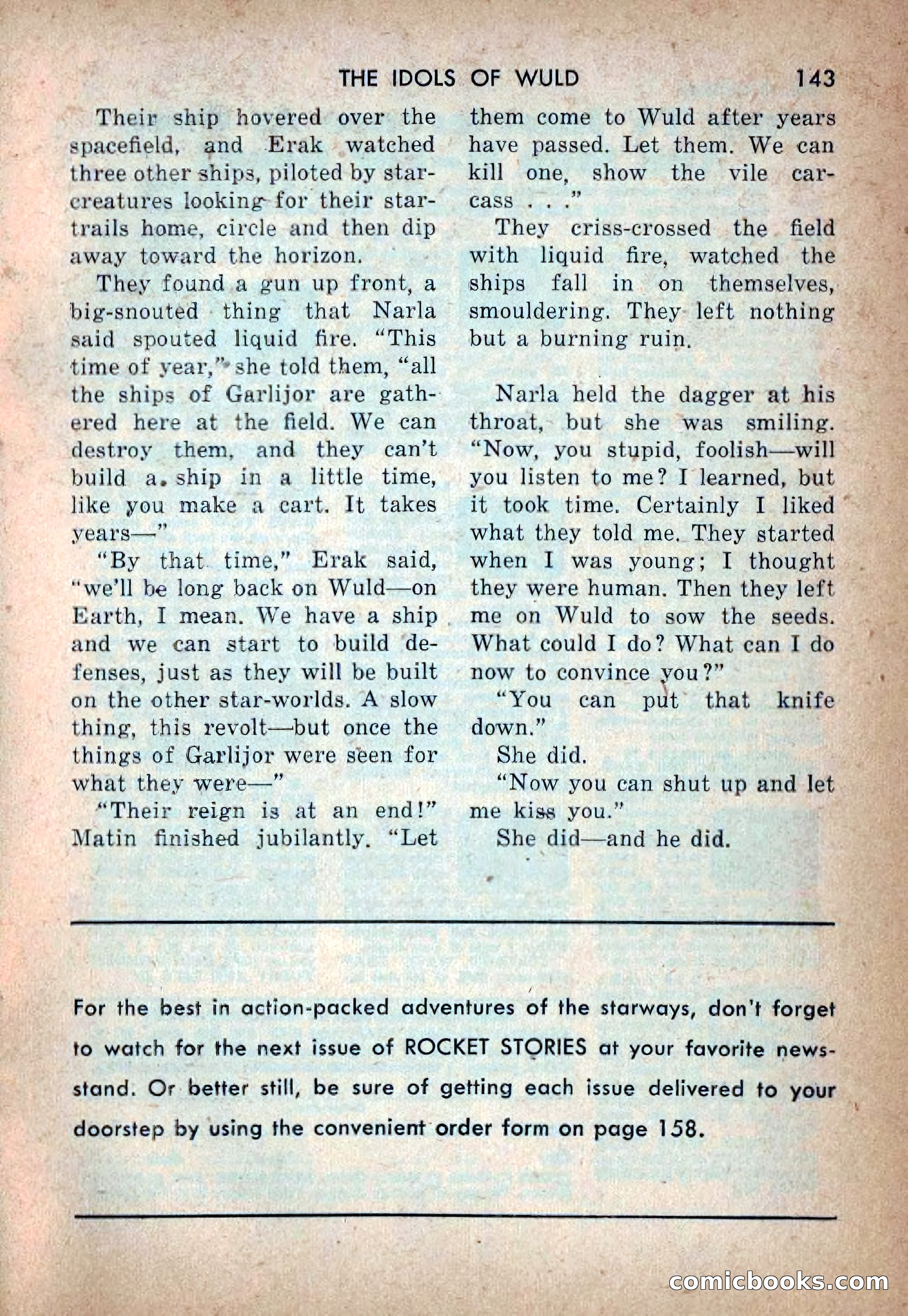 Rocket Stories, Vol. 1, No. 1 — page 146 of 164