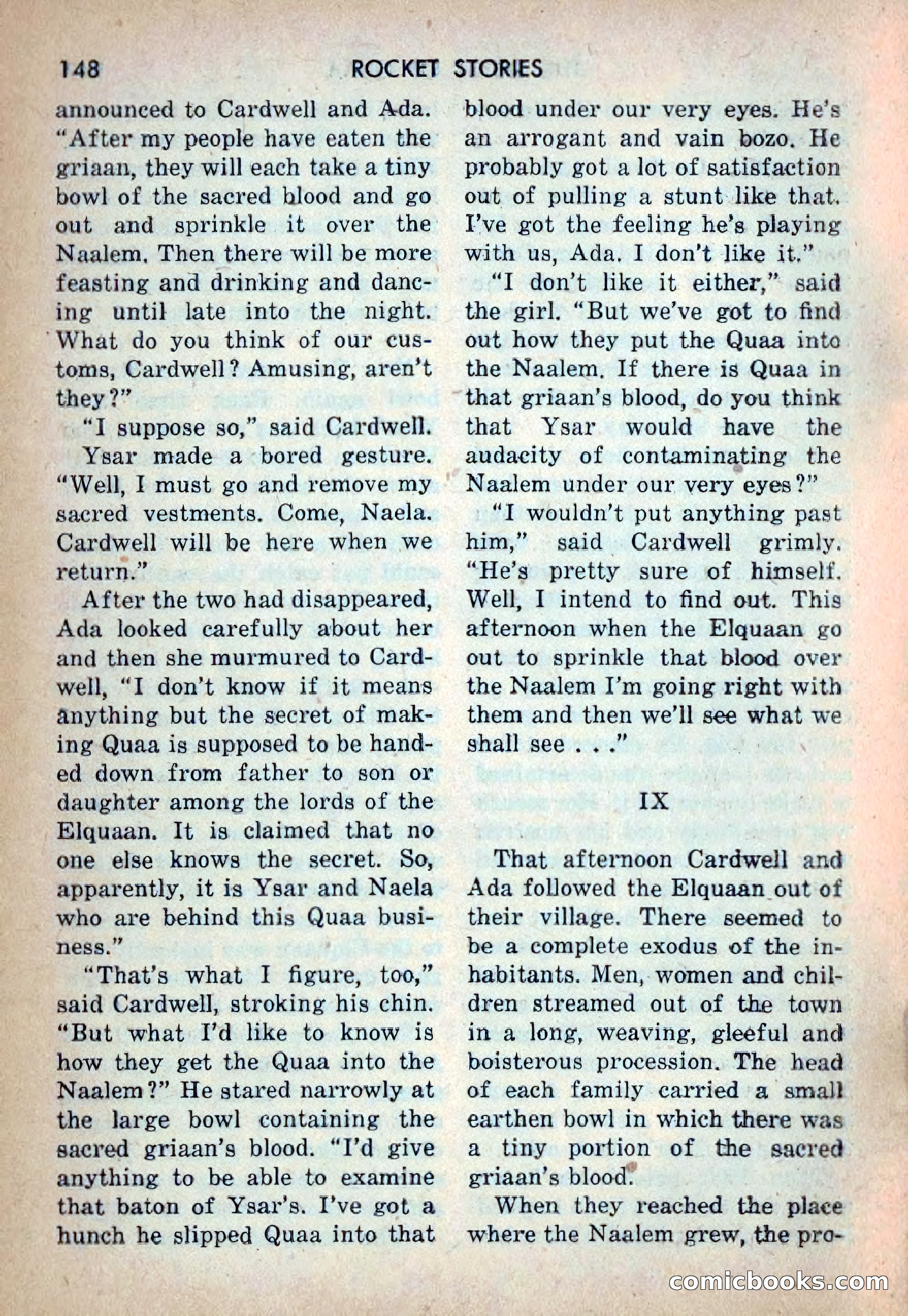 Rocket Stories, Vol. 1, No. 1 — page 151 of 164