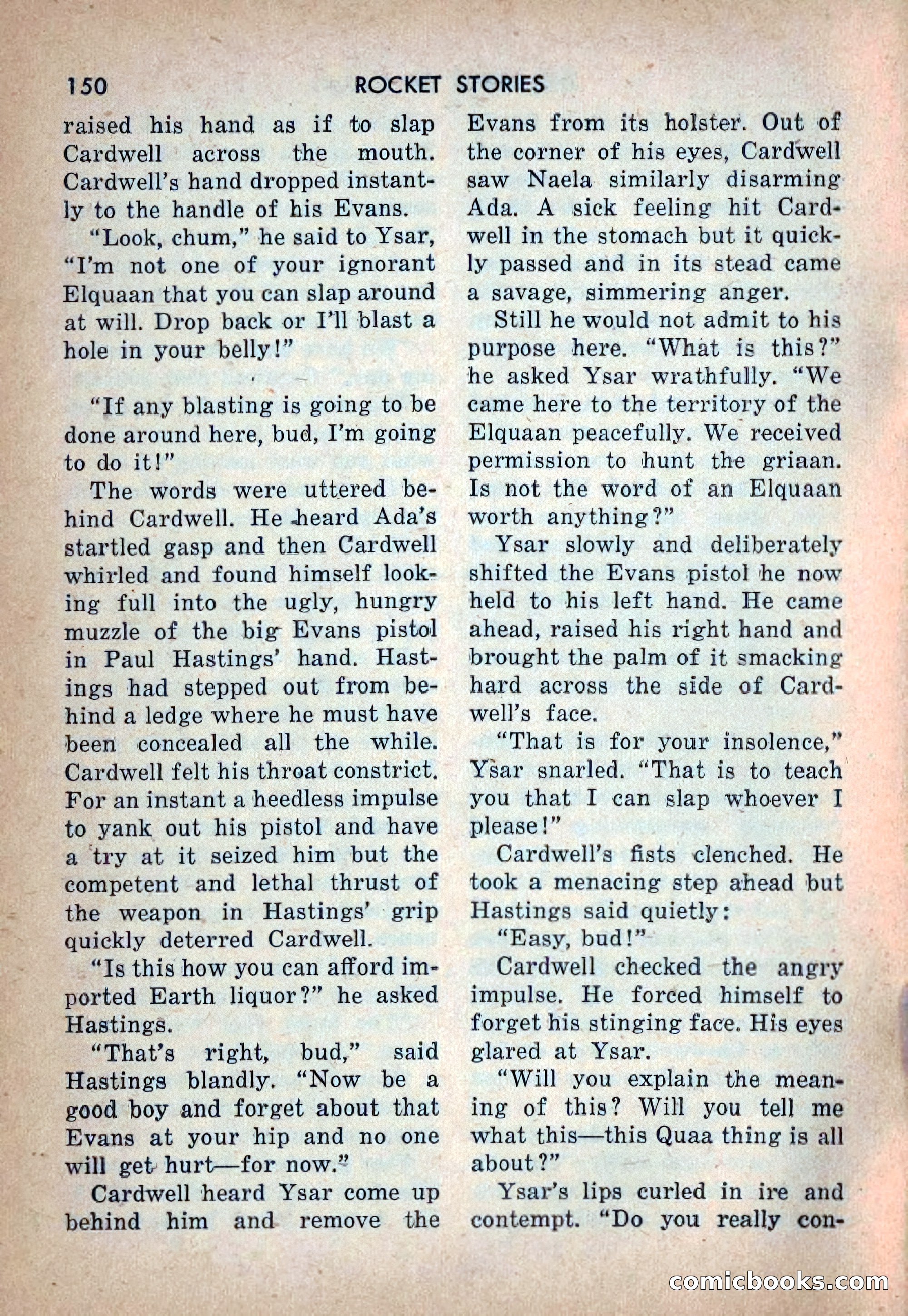 Rocket Stories, Vol. 1, No. 1 — page 153 of 164