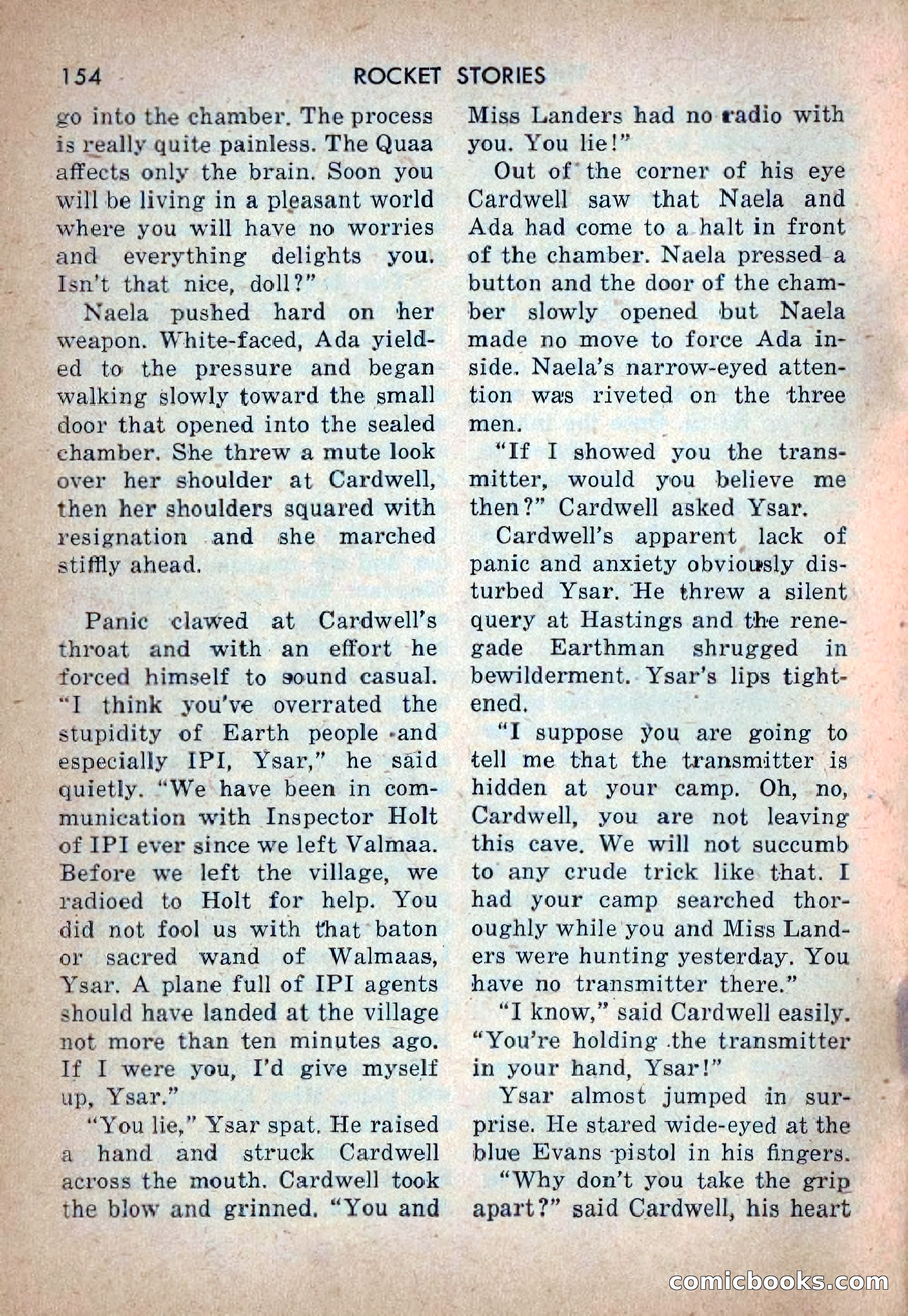Rocket Stories, Vol. 1, No. 1 — page 157 of 164