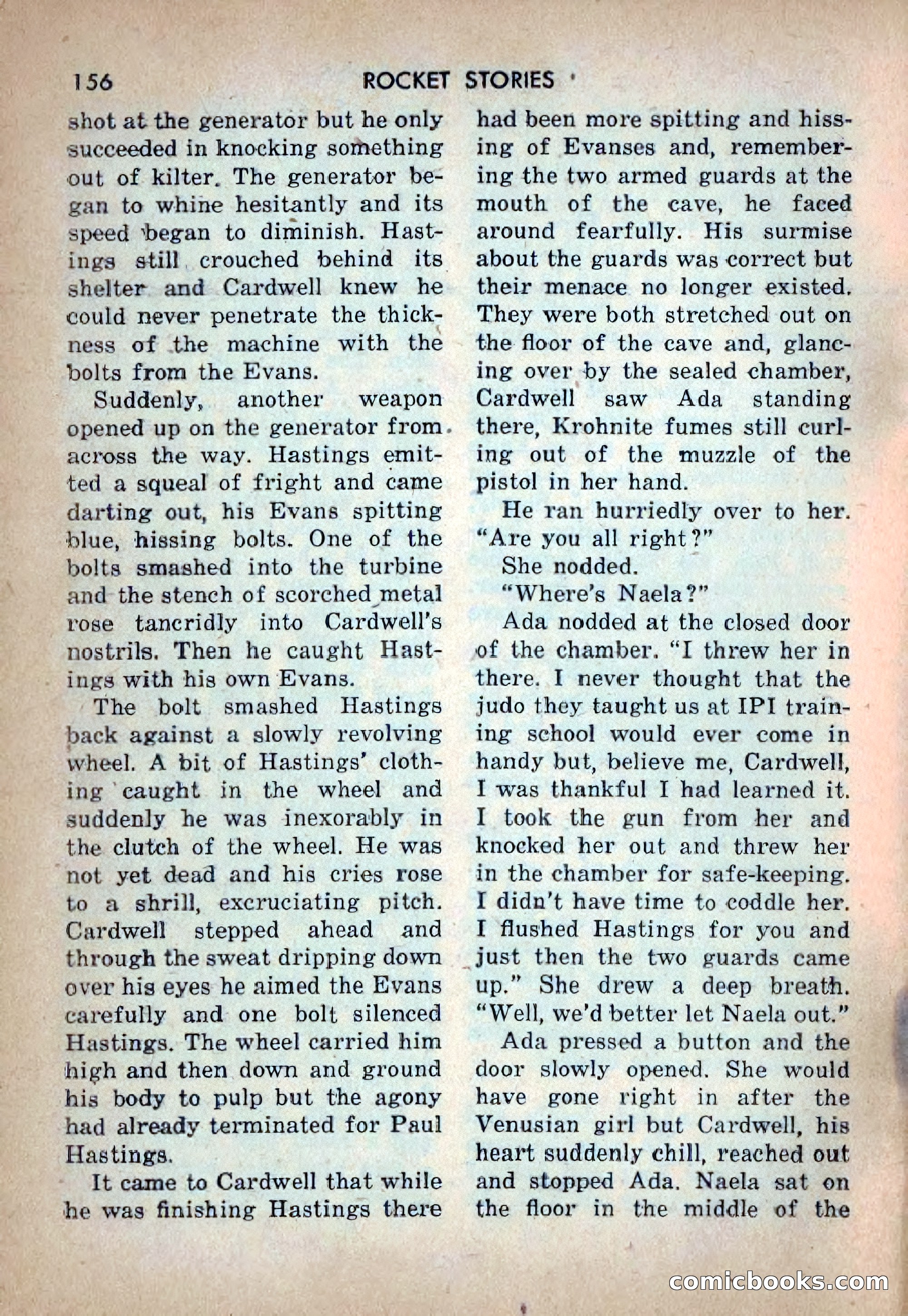 Rocket Stories, Vol. 1, No. 1 — page 159 of 164