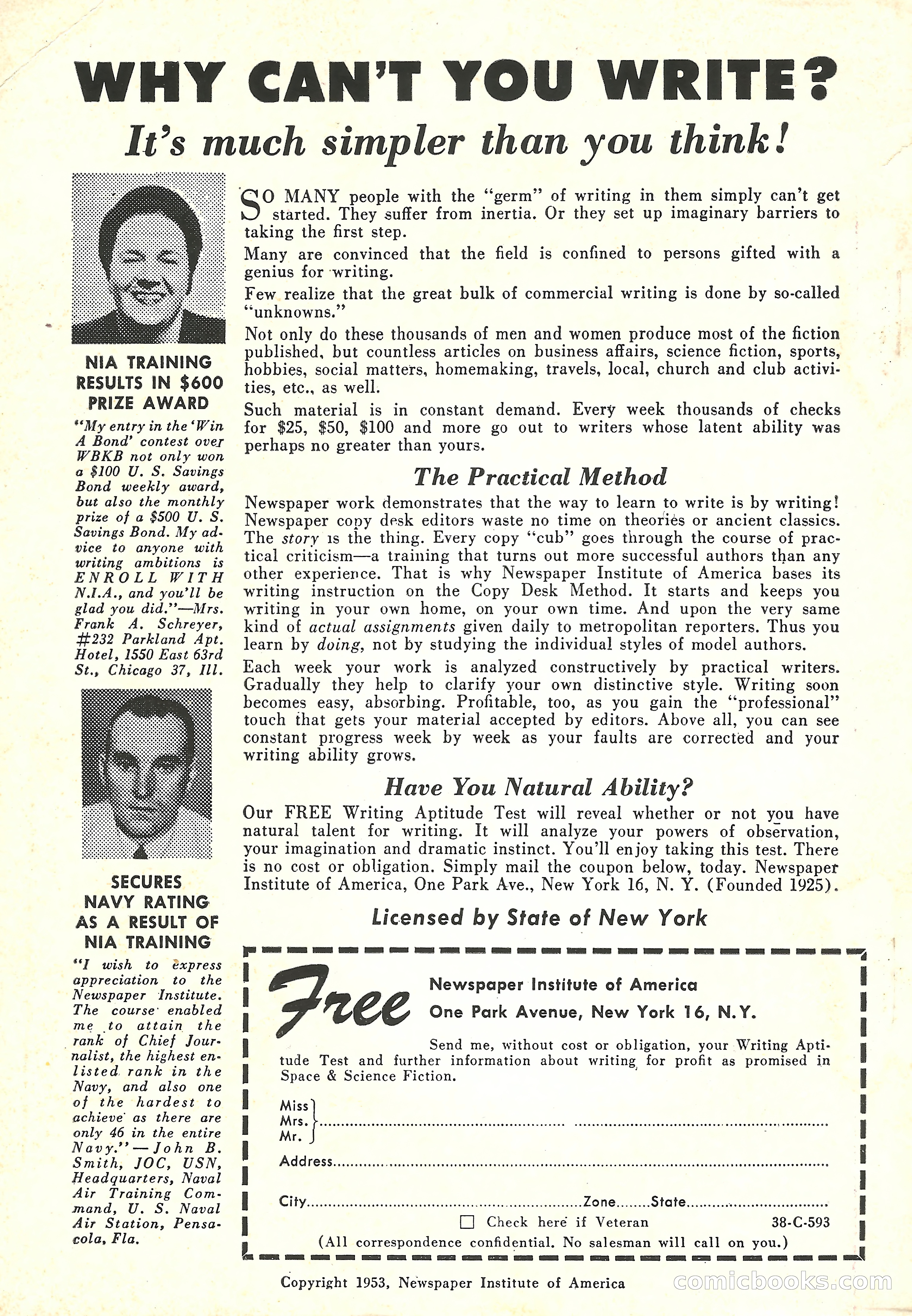Rocket Stories, July 1953 — page 2 of 164