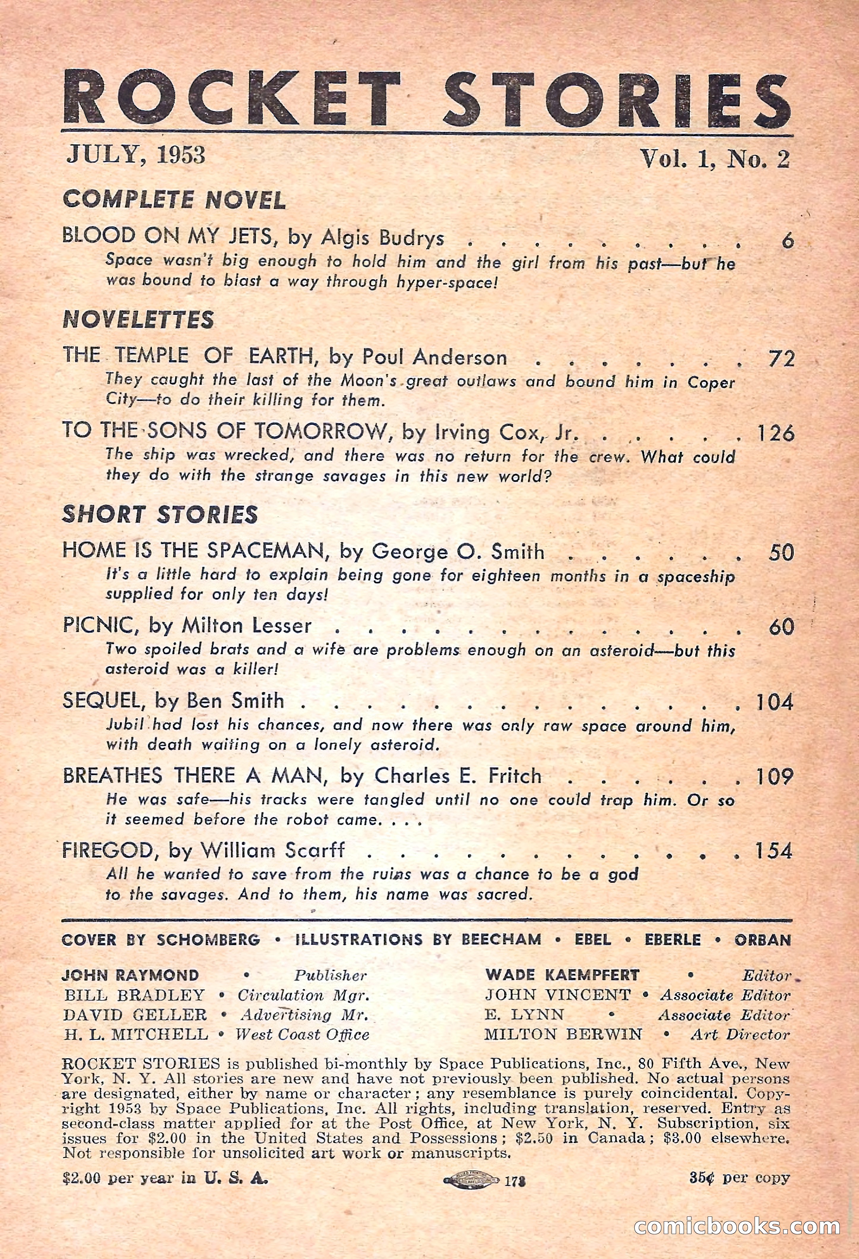 Rocket Stories, July 1953 — page 5 of 164