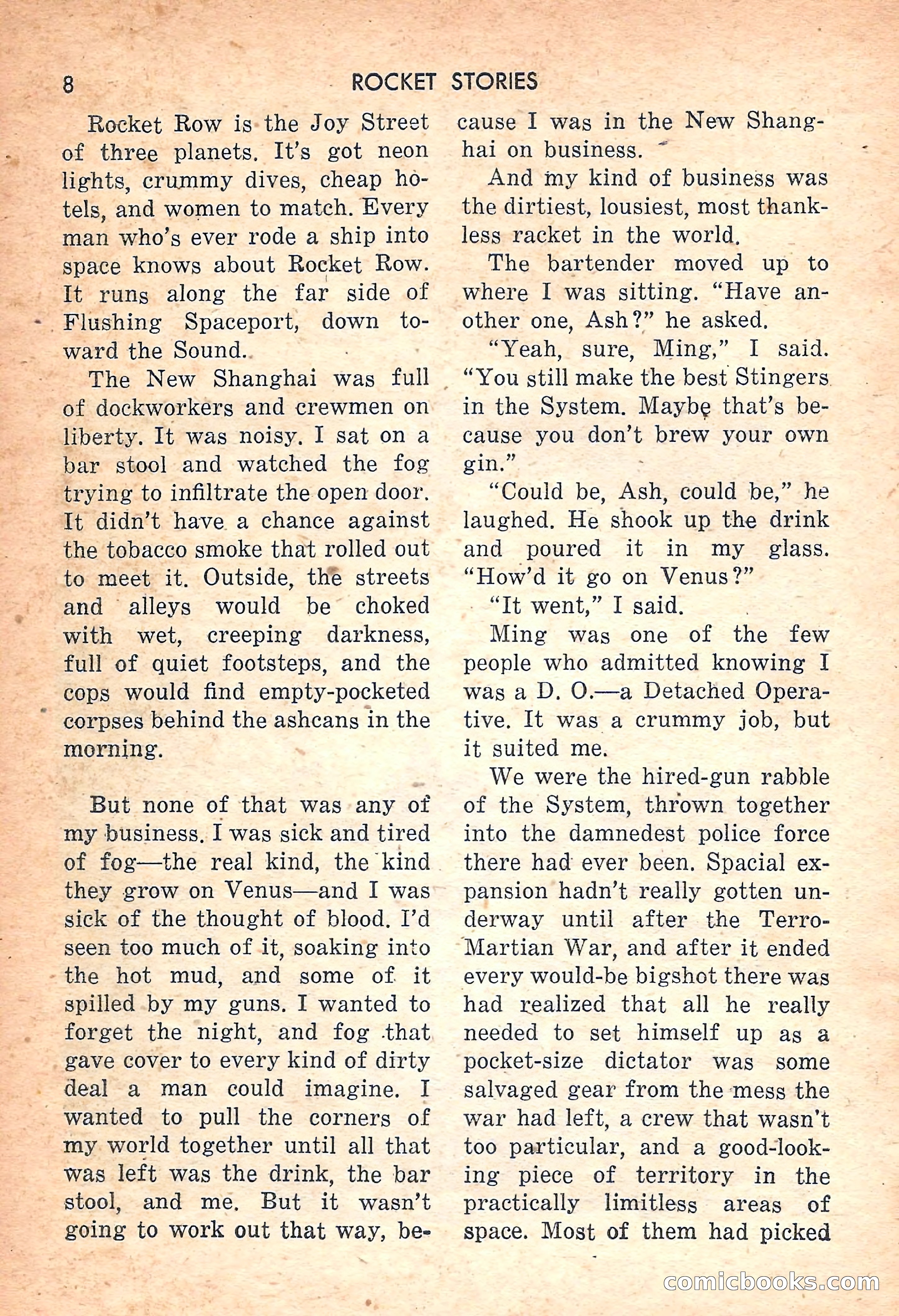 Rocket Stories, July 1953 — page 10 of 164