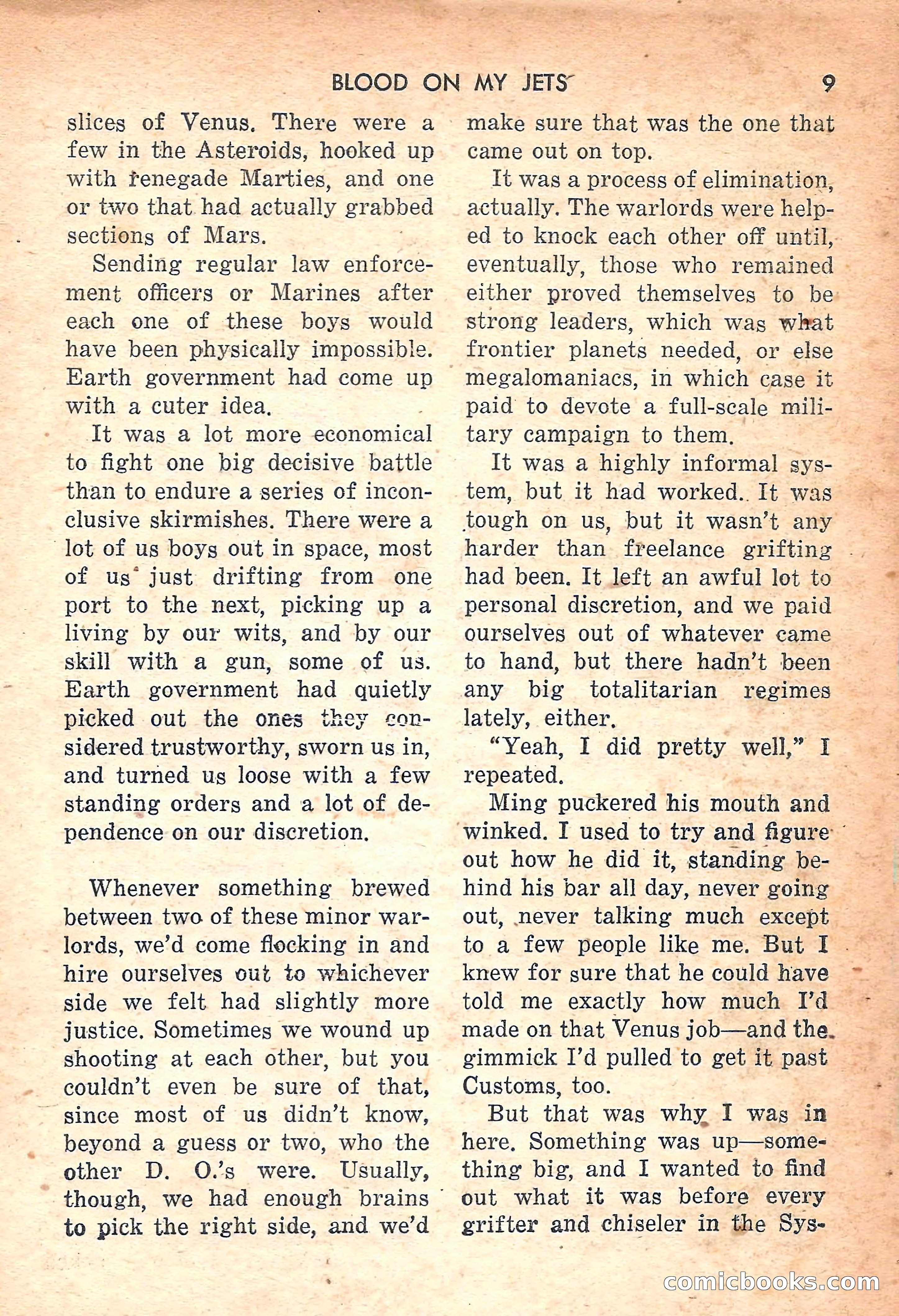 Rocket Stories, July 1953 — page 11 of 164