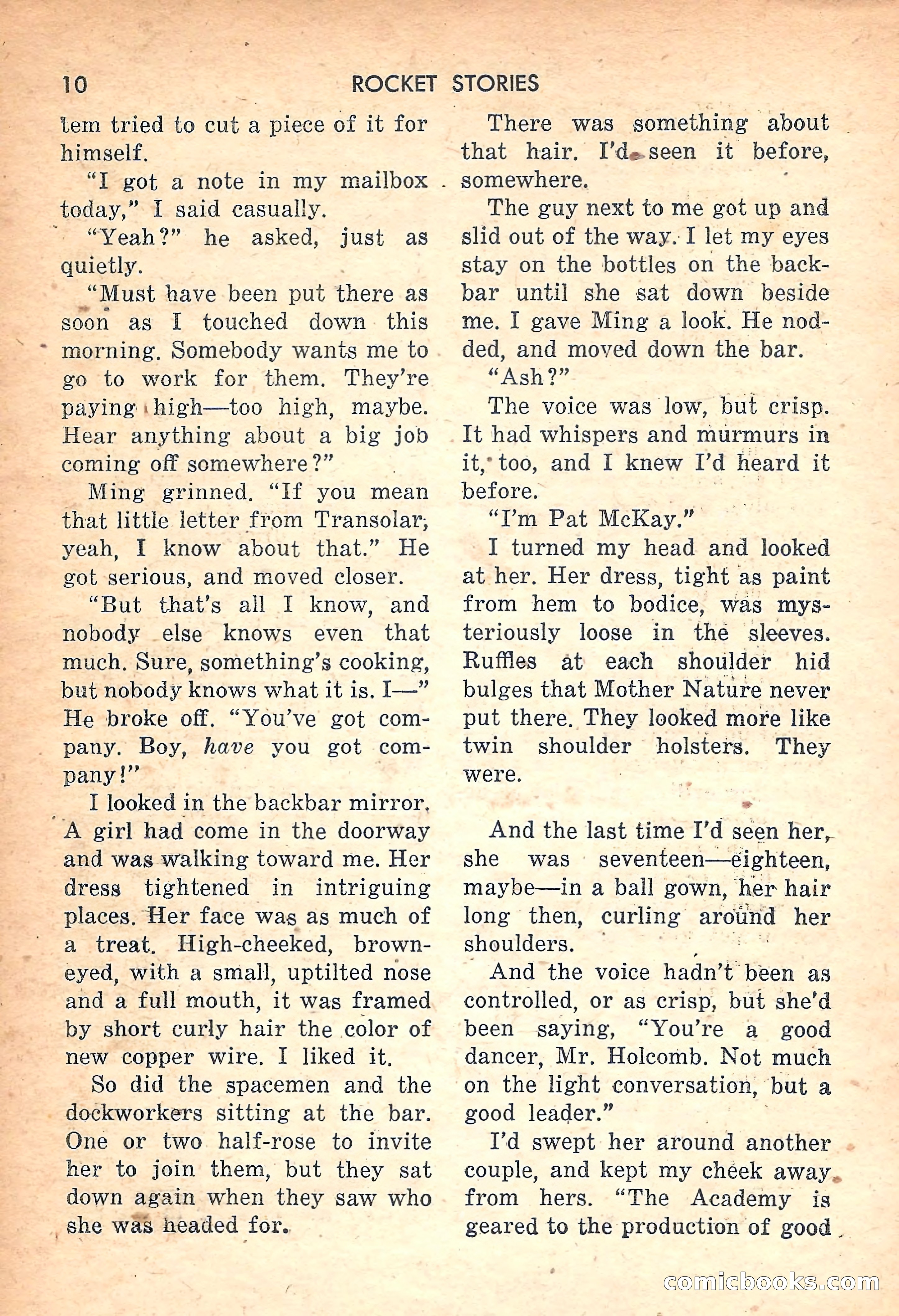 Rocket Stories, July 1953 — page 12 of 164