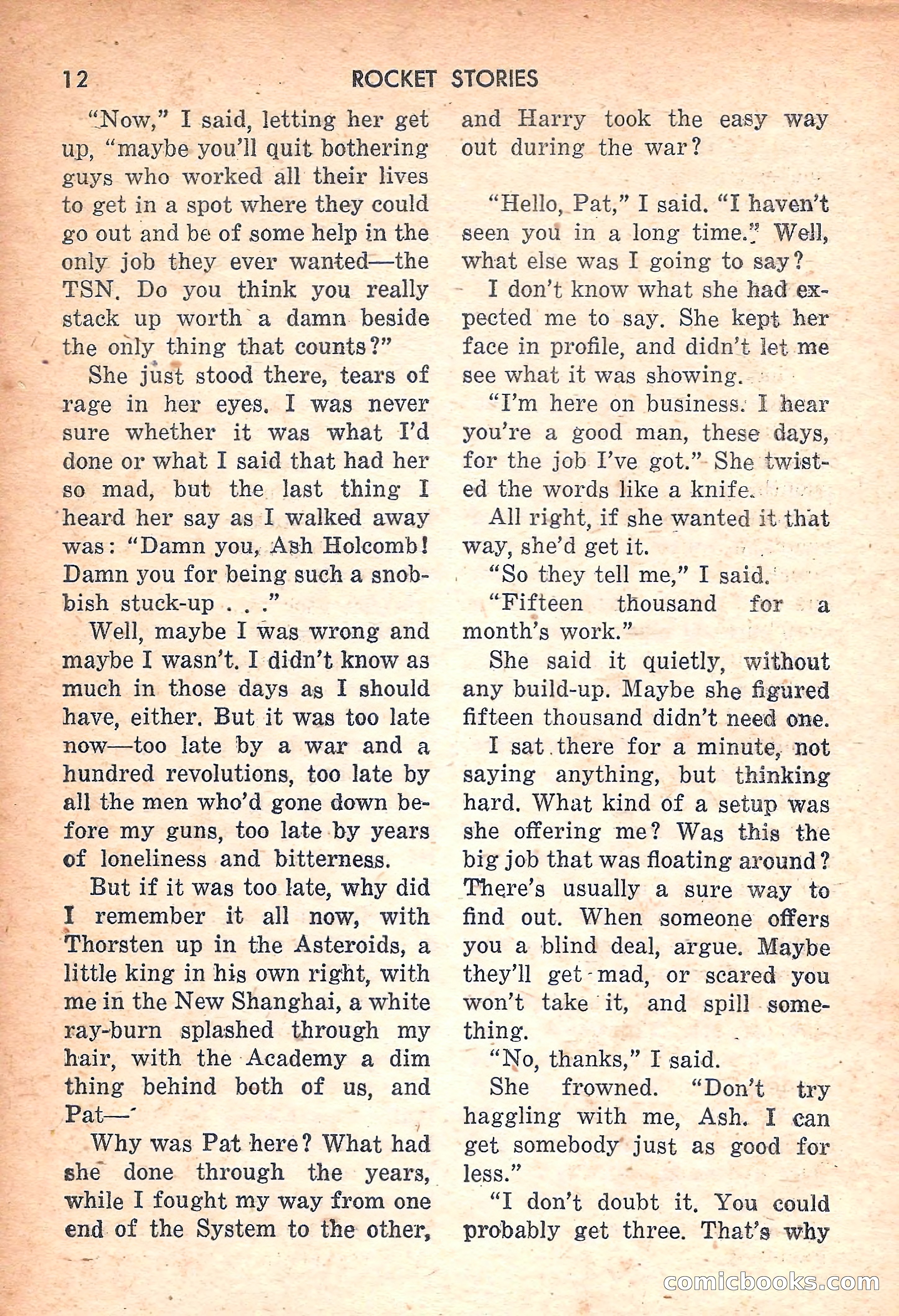 Rocket Stories, July 1953 — page 14 of 164