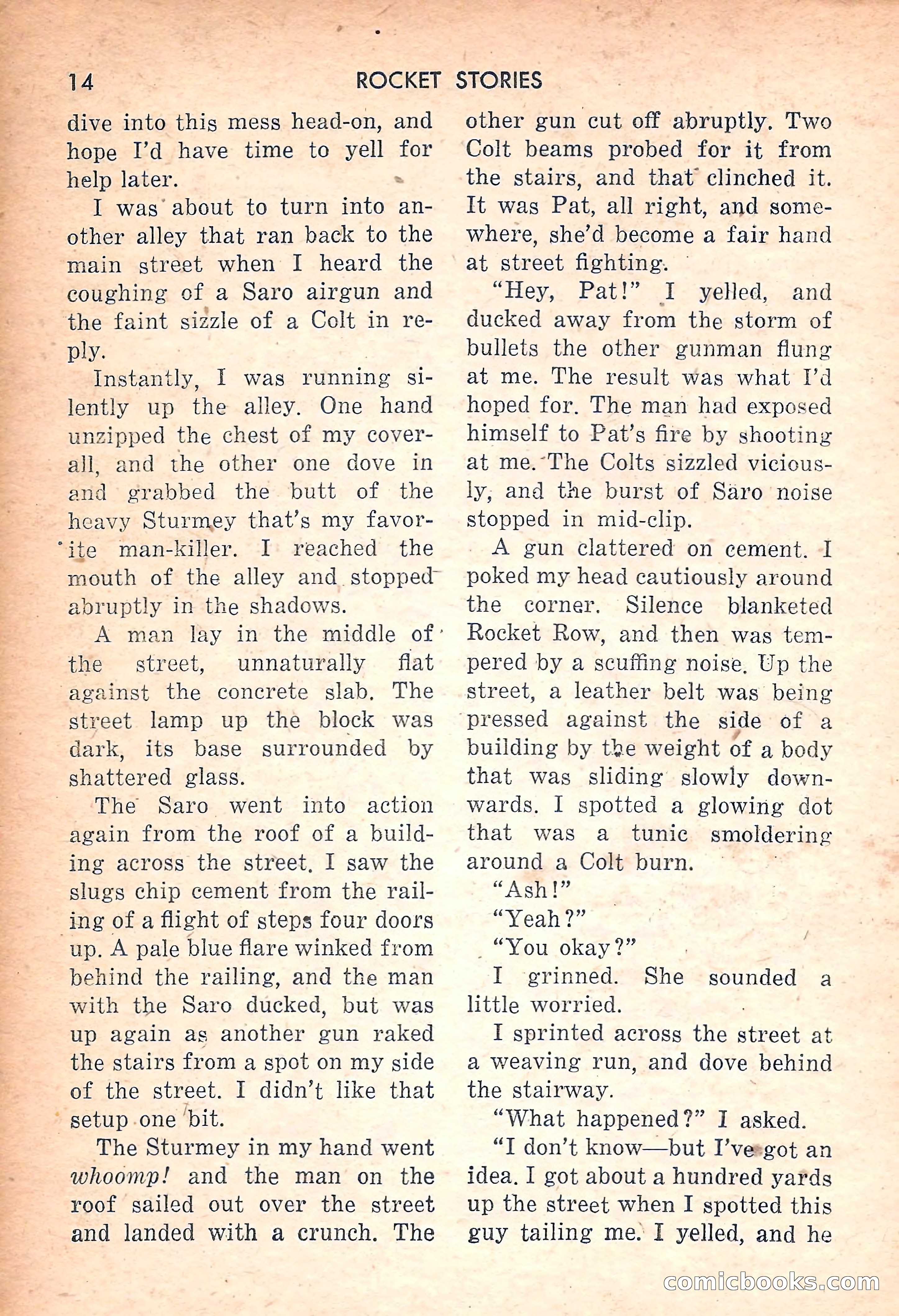 Rocket Stories, July 1953 — page 16 of 164