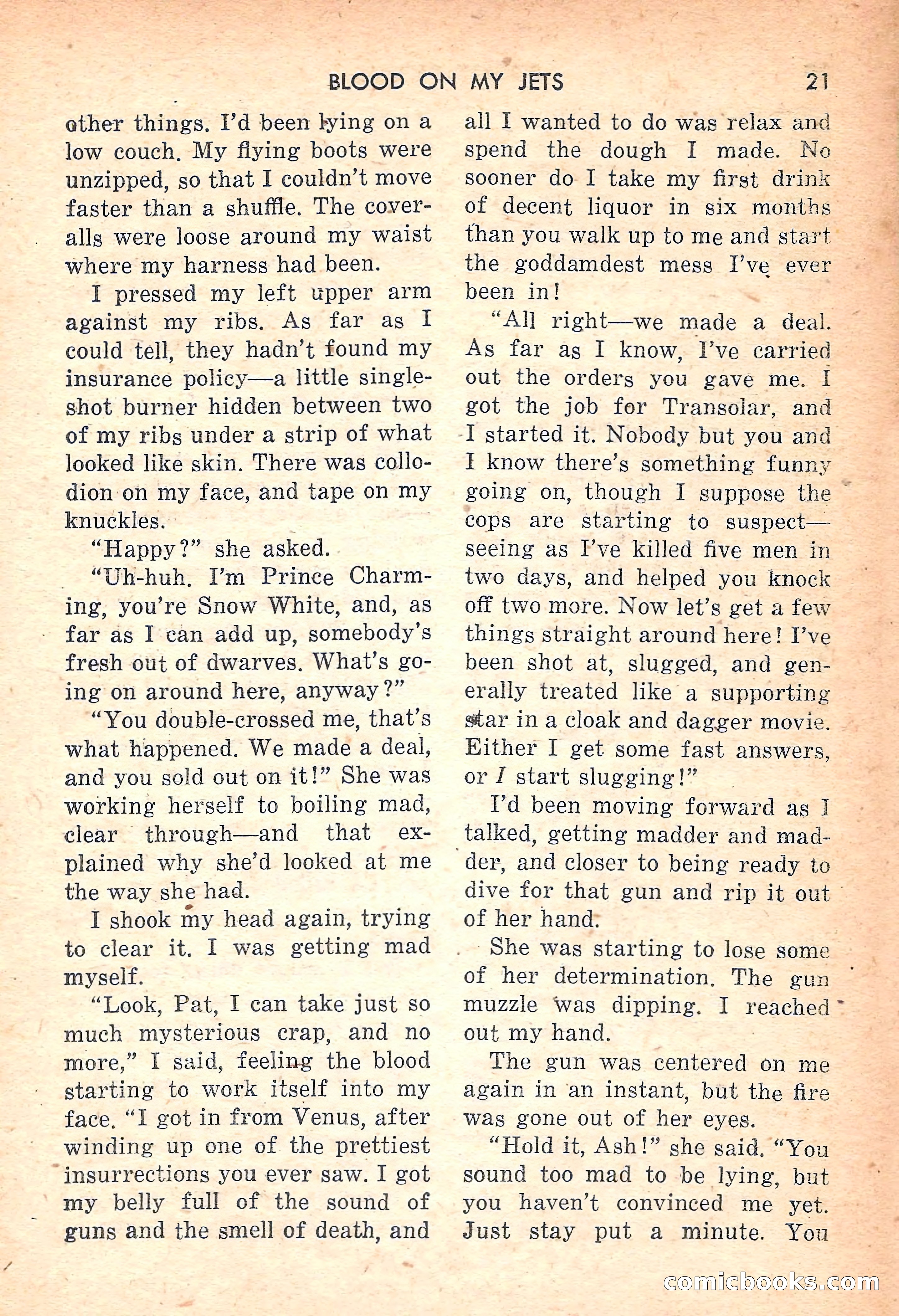 Rocket Stories, July 1953 — page 23 of 164