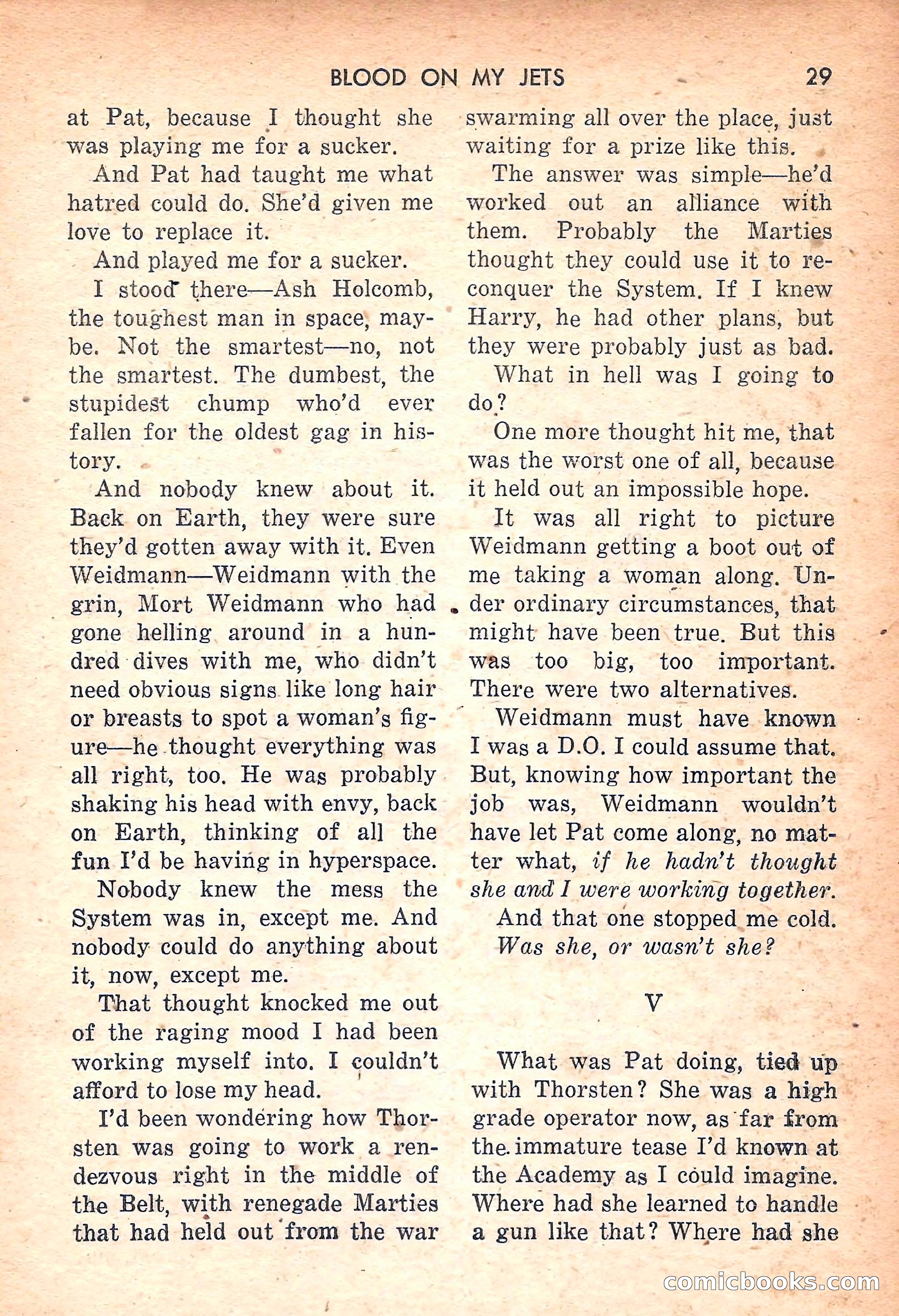 Rocket Stories, July 1953 — page 31 of 164