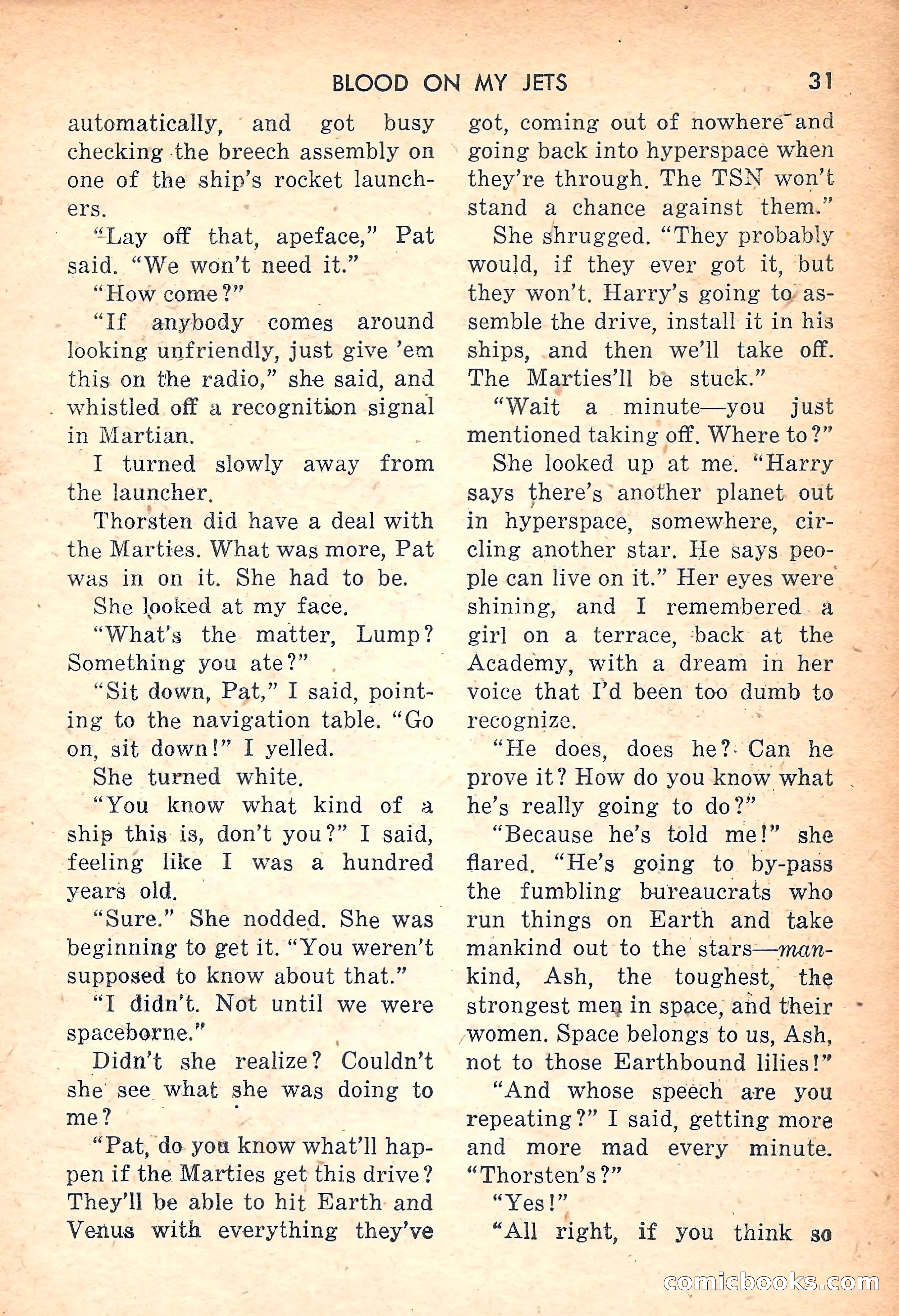 Rocket Stories, July 1953 — page 33 of 164