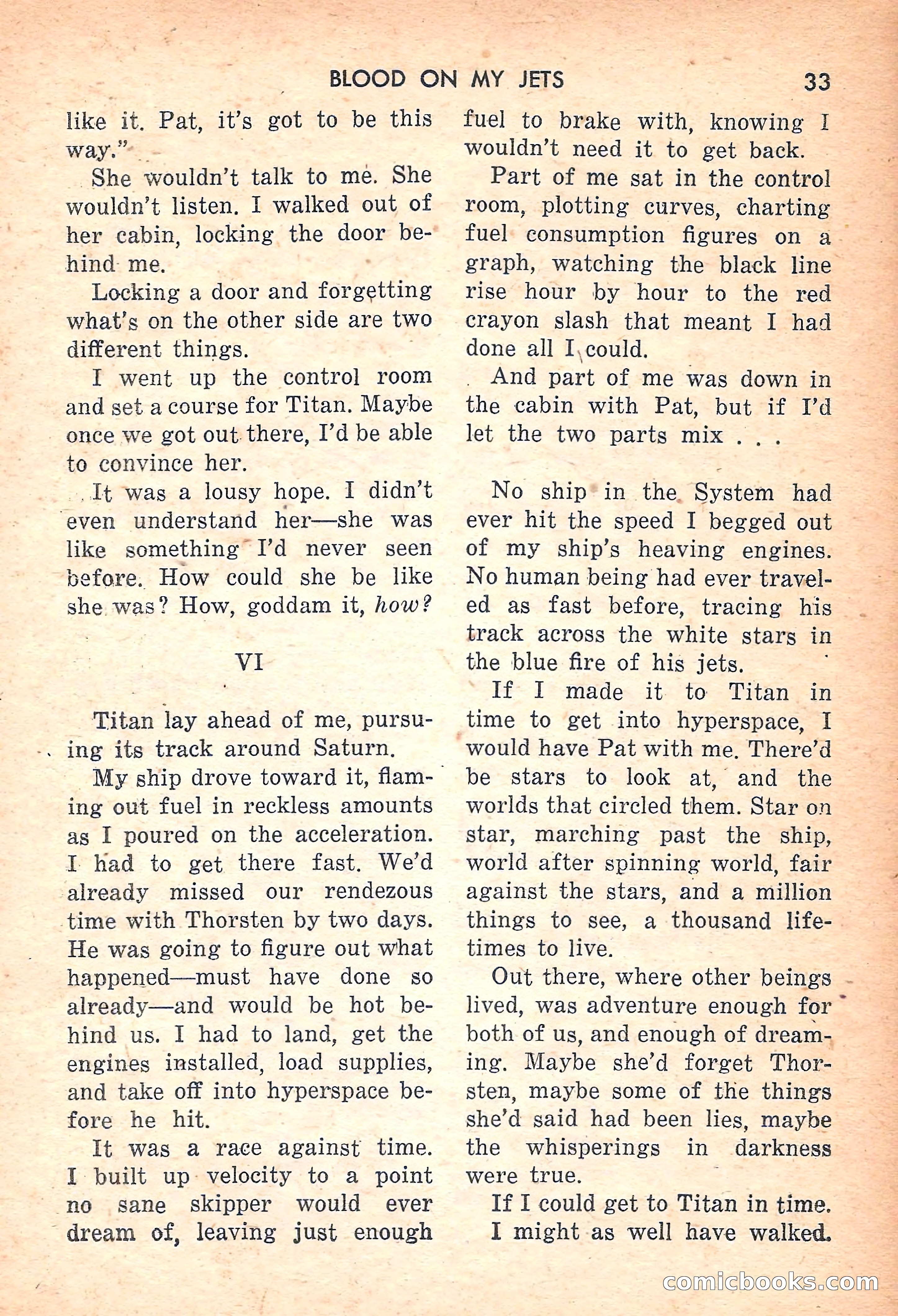 Rocket Stories, July 1953 — page 35 of 164