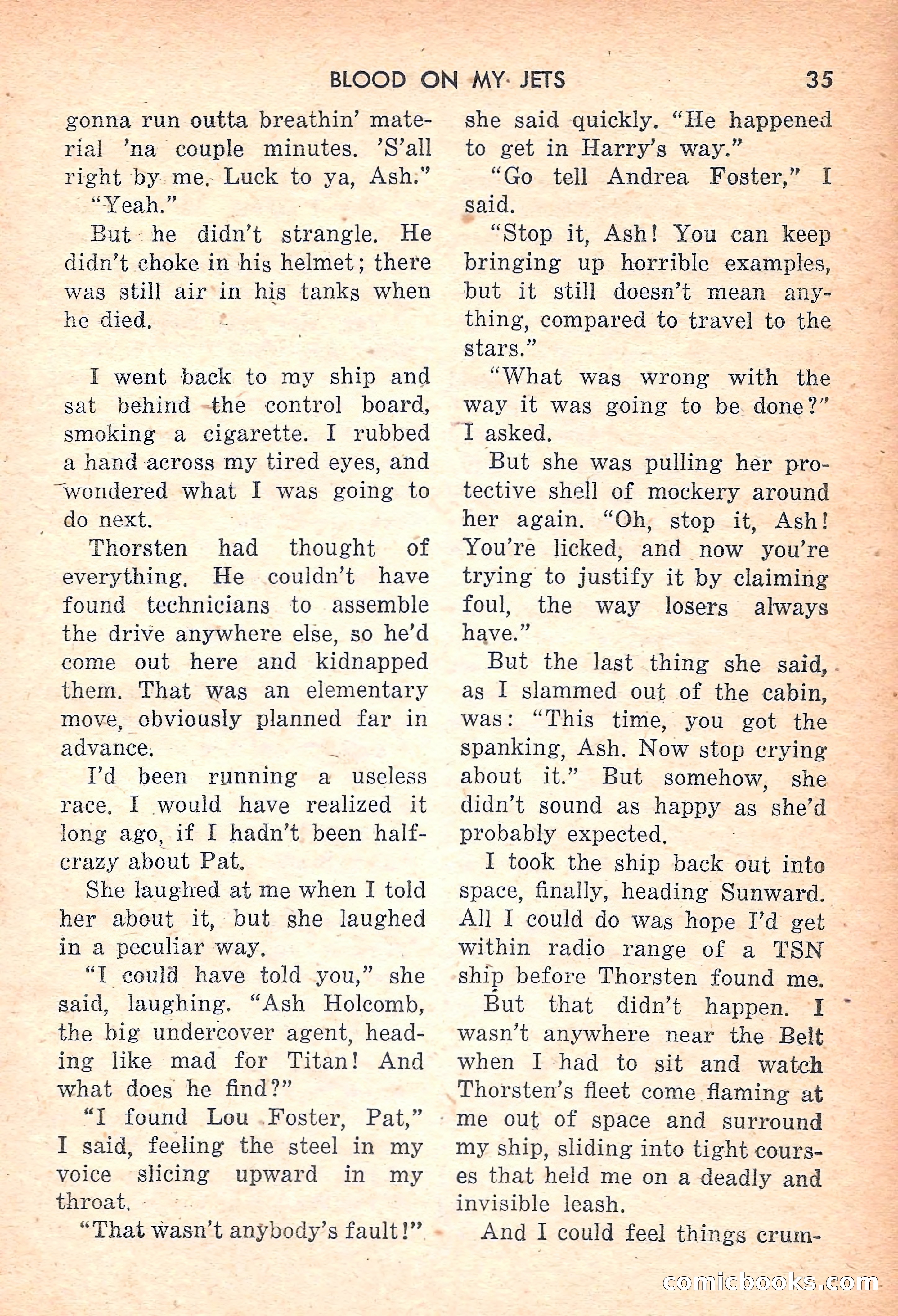 Rocket Stories, July 1953 — page 37 of 164