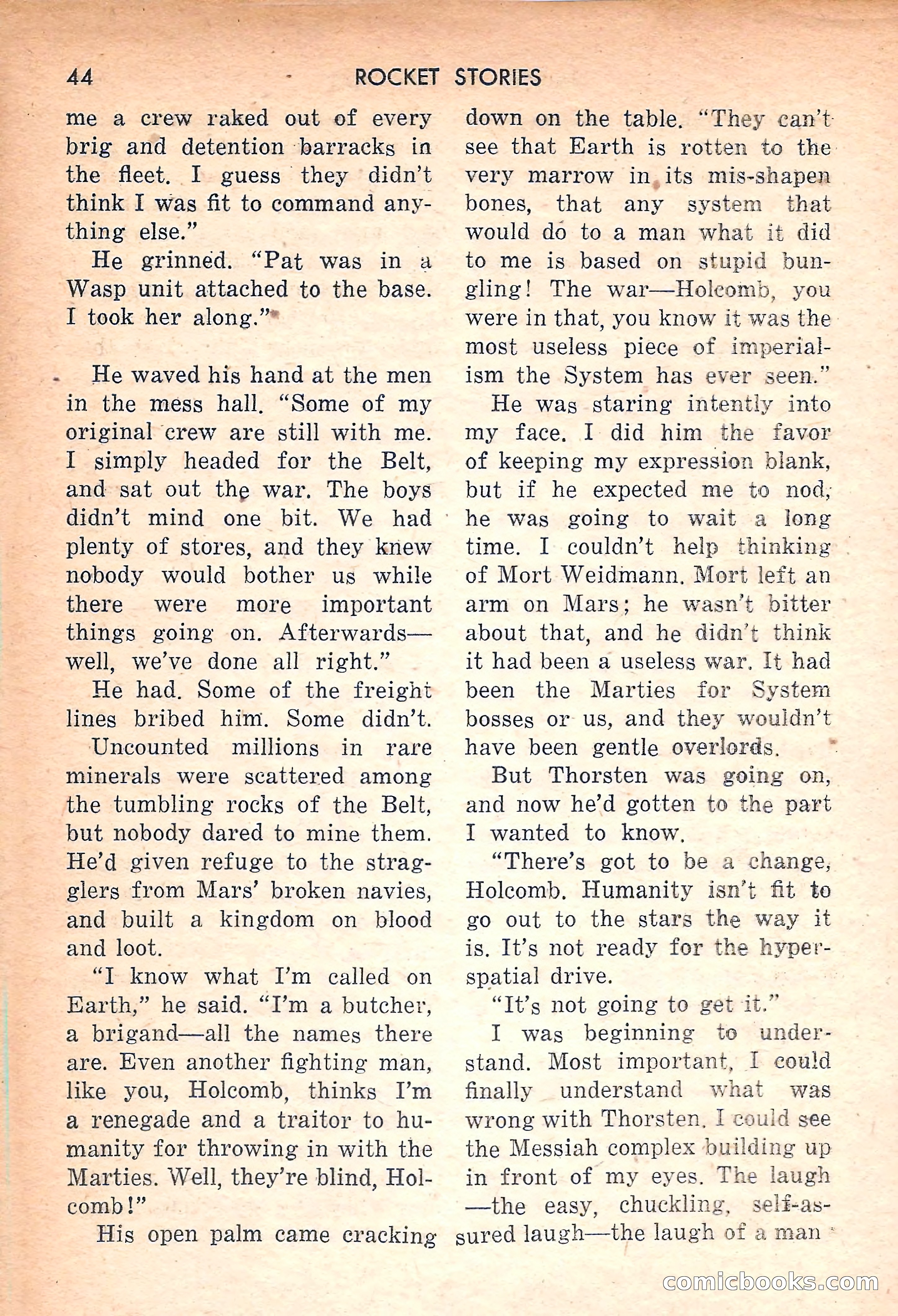 Rocket Stories, July 1953 — page 46 of 164