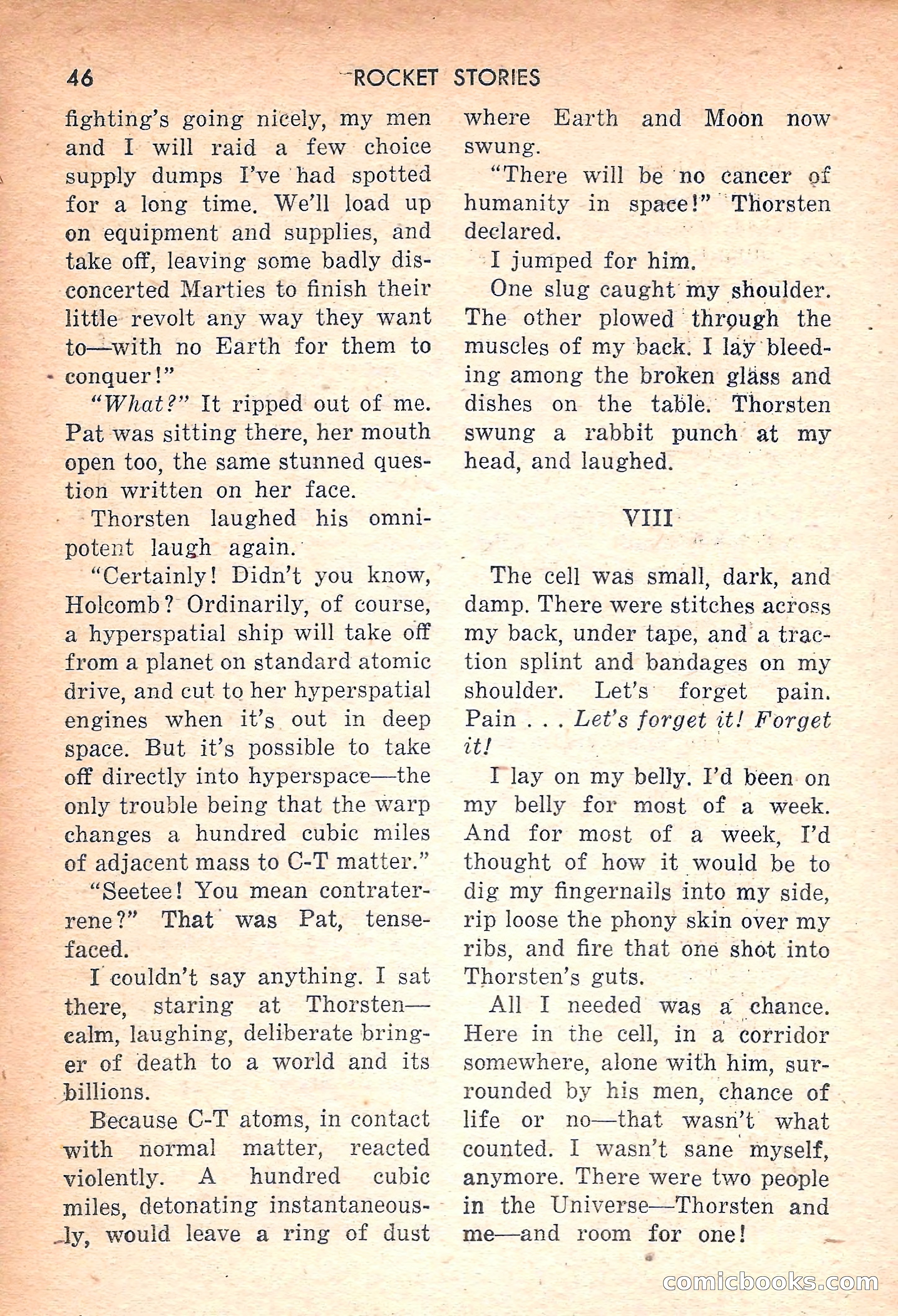 Rocket Stories, July 1953 — page 48 of 164