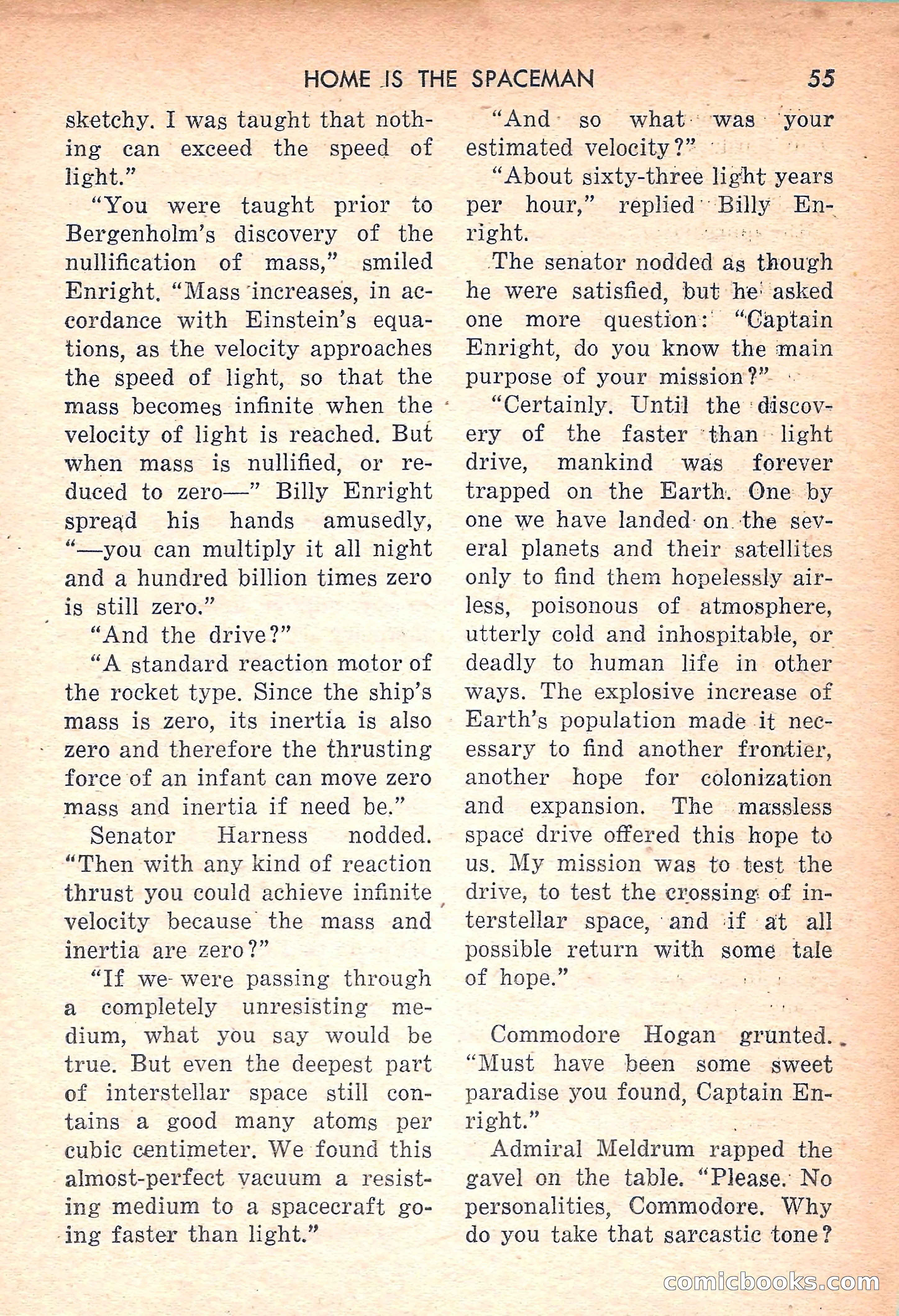 Rocket Stories, July 1953 — page 57 of 164