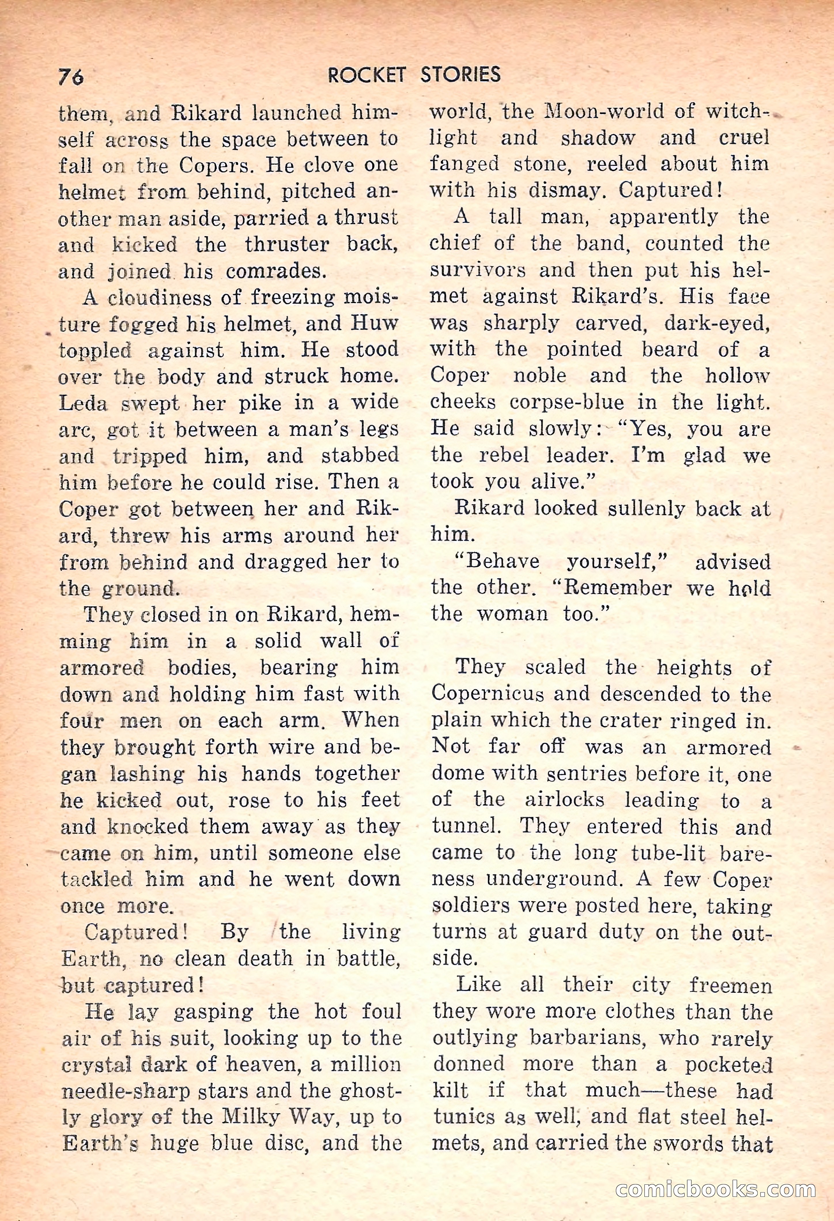 Rocket Stories, July 1953 — page 78 of 164