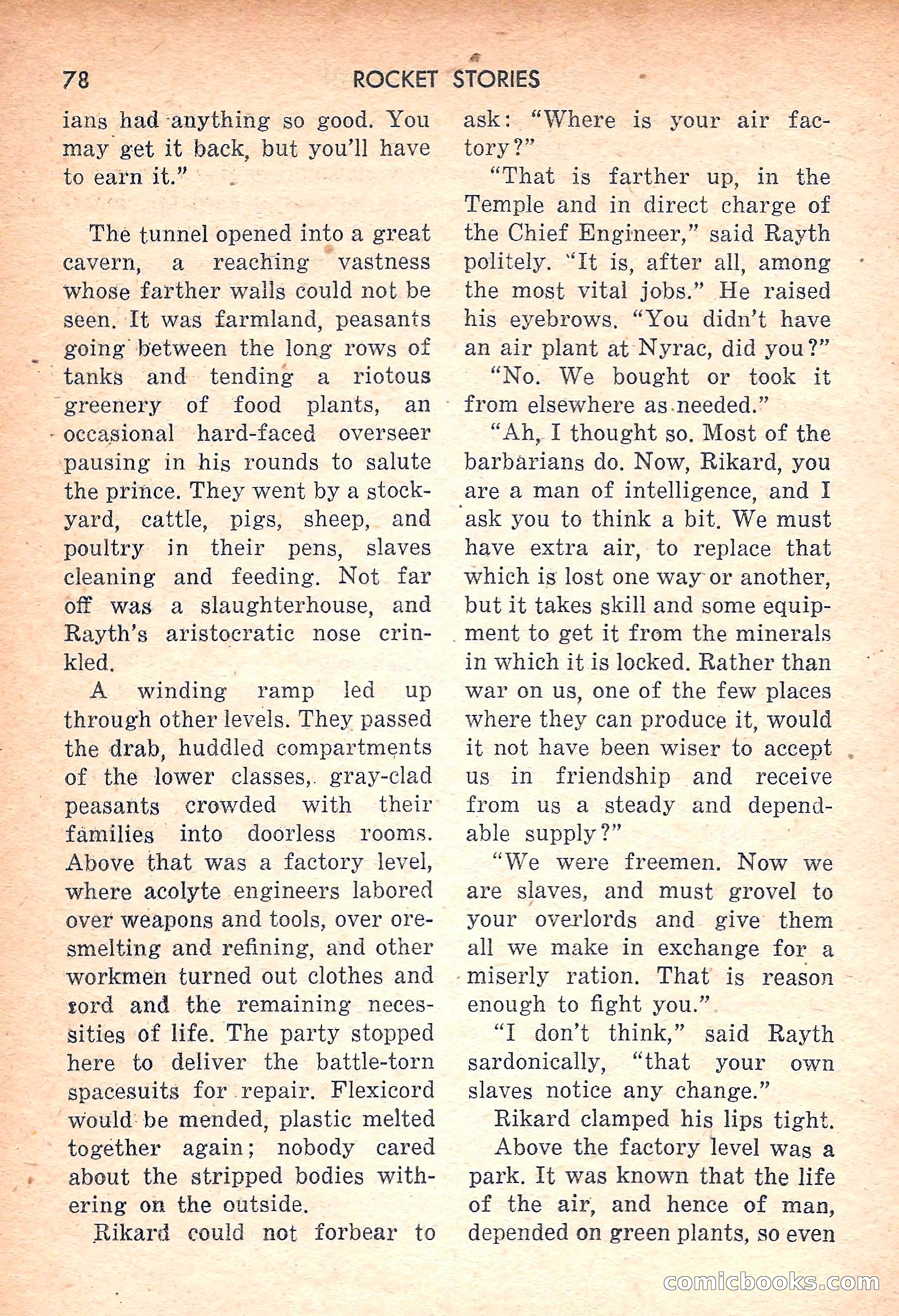 Rocket Stories, July 1953 — page 80 of 164