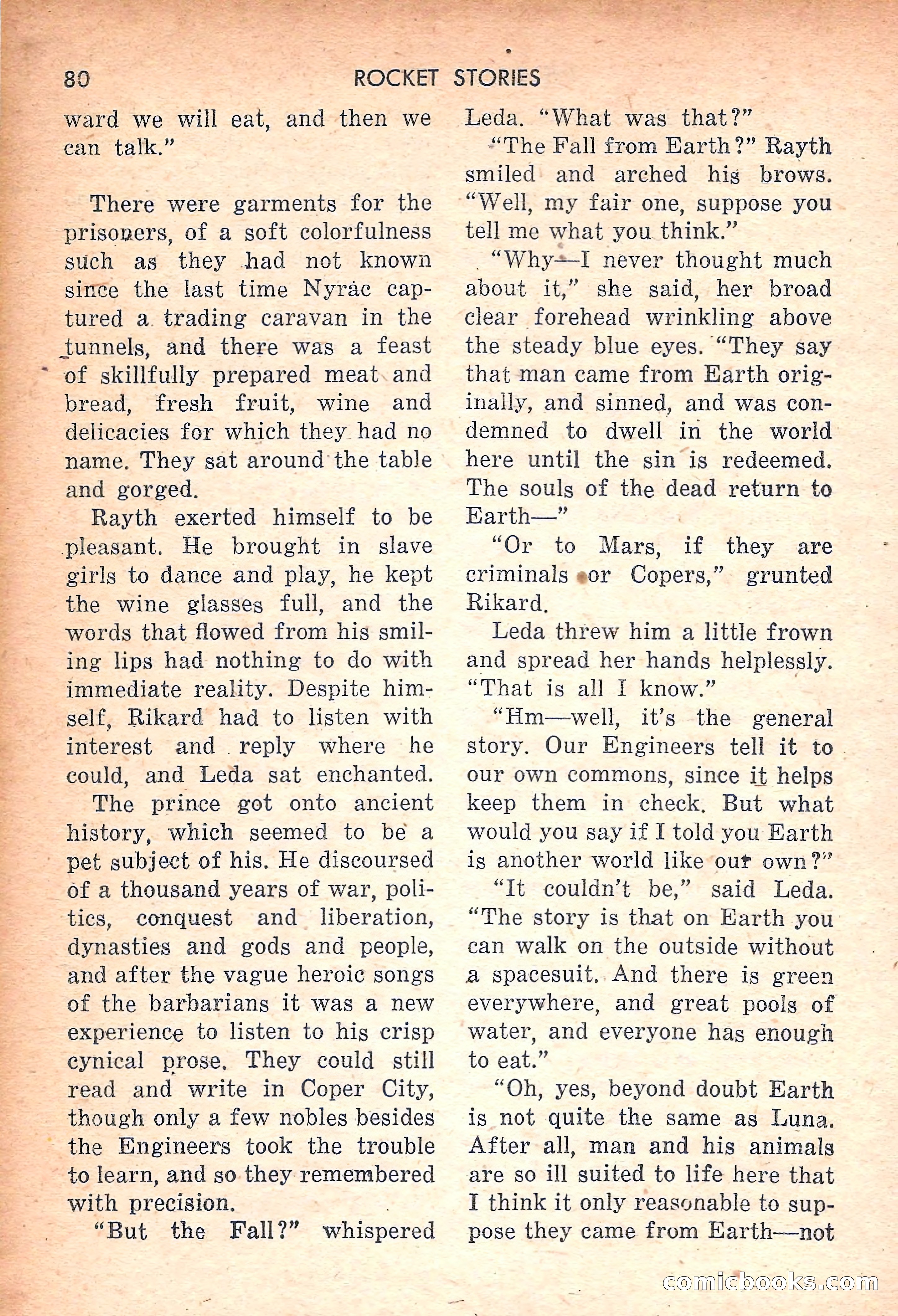Rocket Stories, July 1953 — page 82 of 164