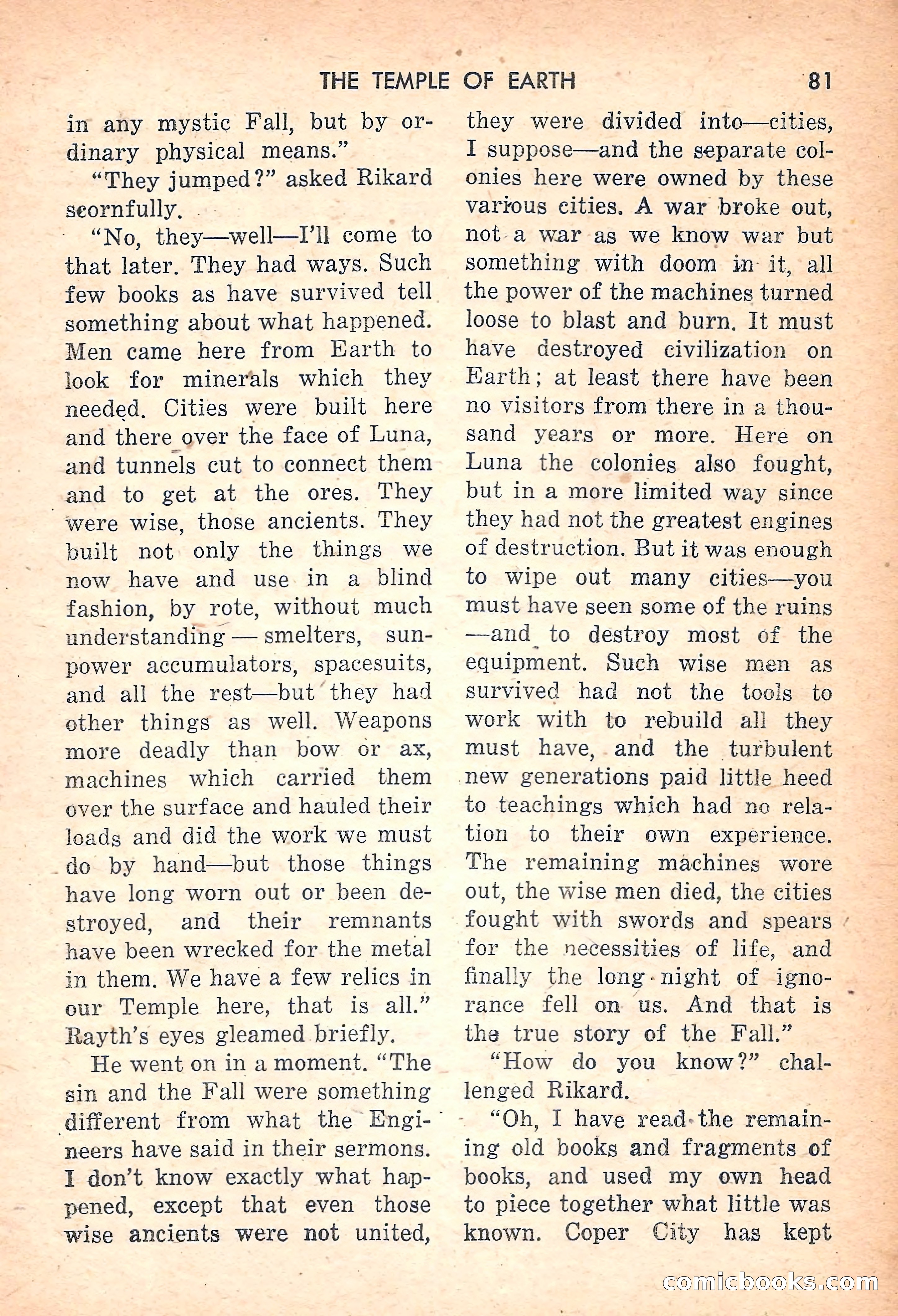 Rocket Stories, July 1953 — page 83 of 164