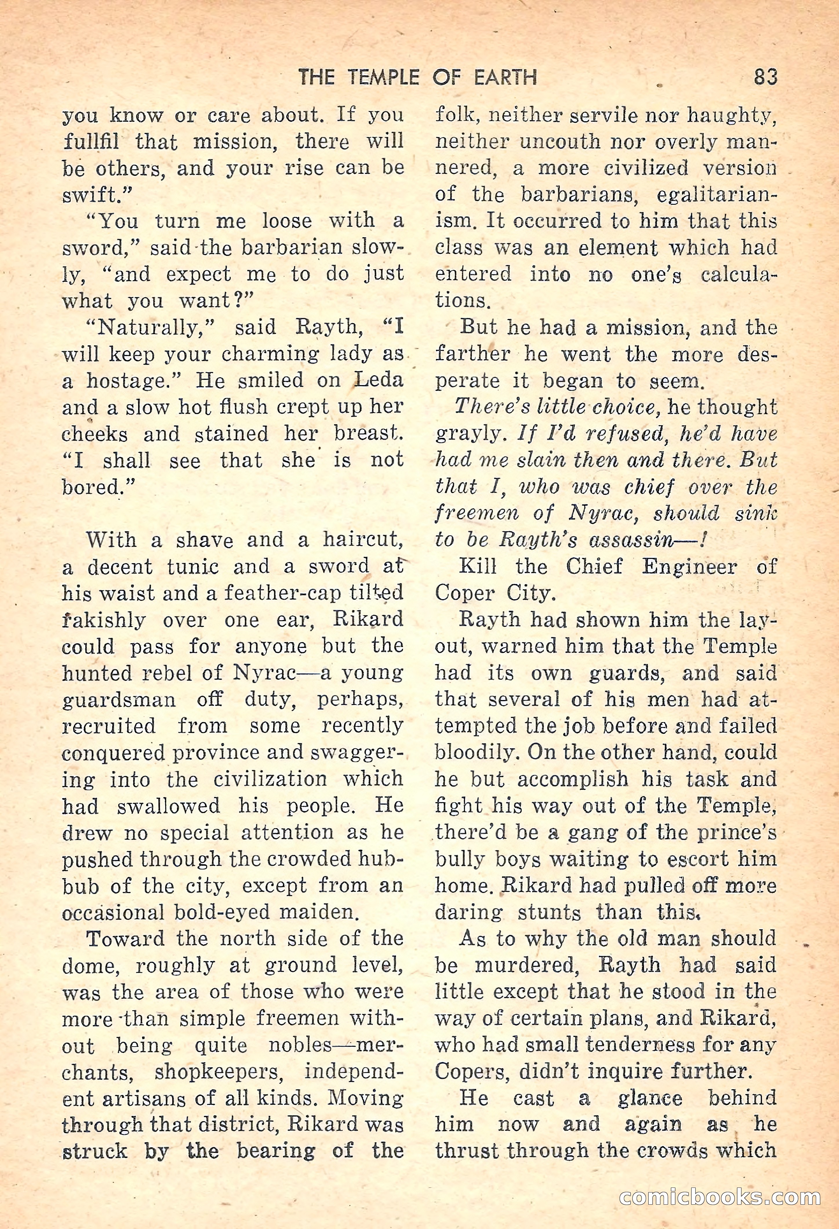 Rocket Stories, July 1953 — page 85 of 164