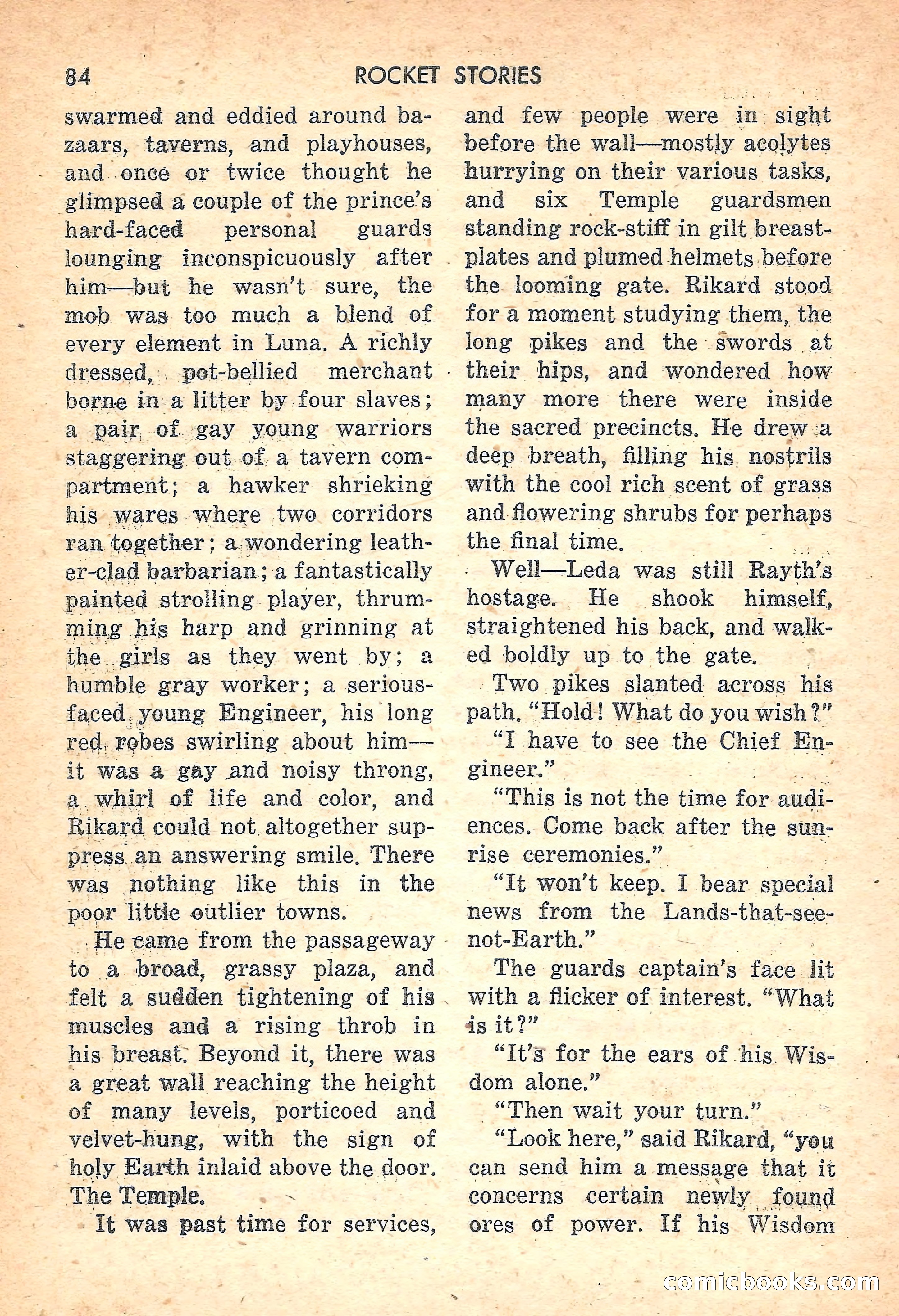 Rocket Stories, July 1953 — page 86 of 164
