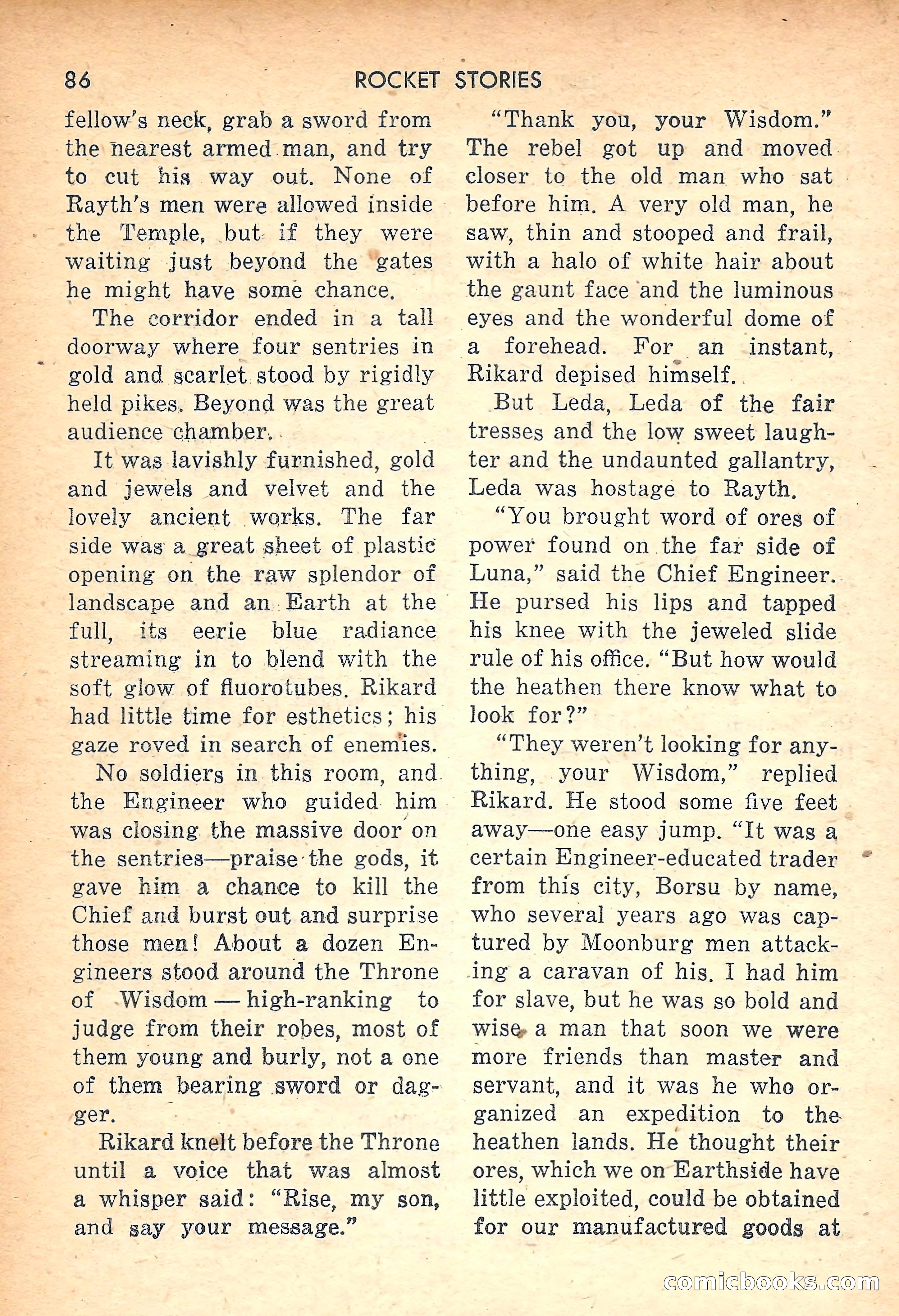 Rocket Stories, July 1953 — page 88 of 164