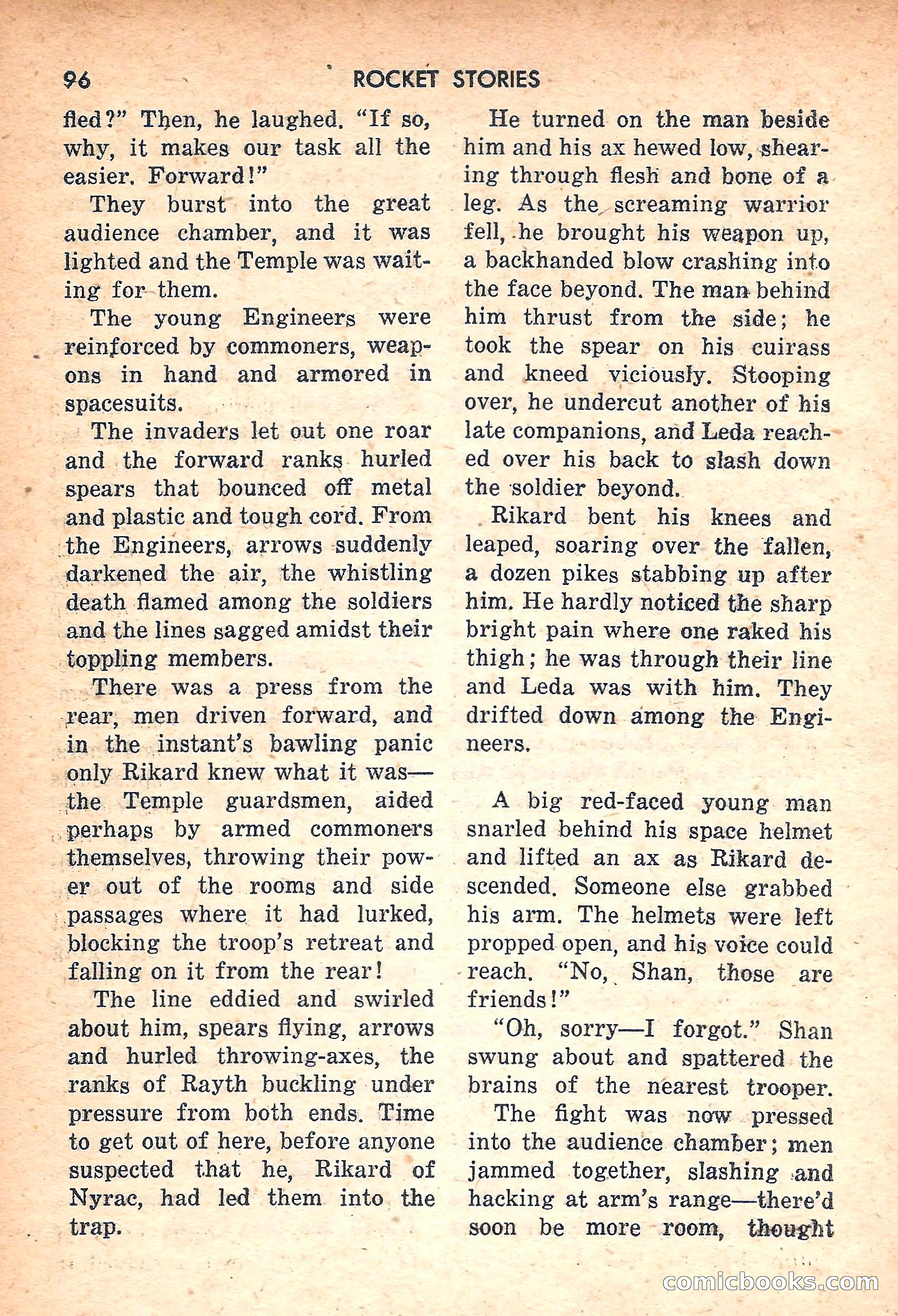 Rocket Stories, July 1953 — page 98 of 164