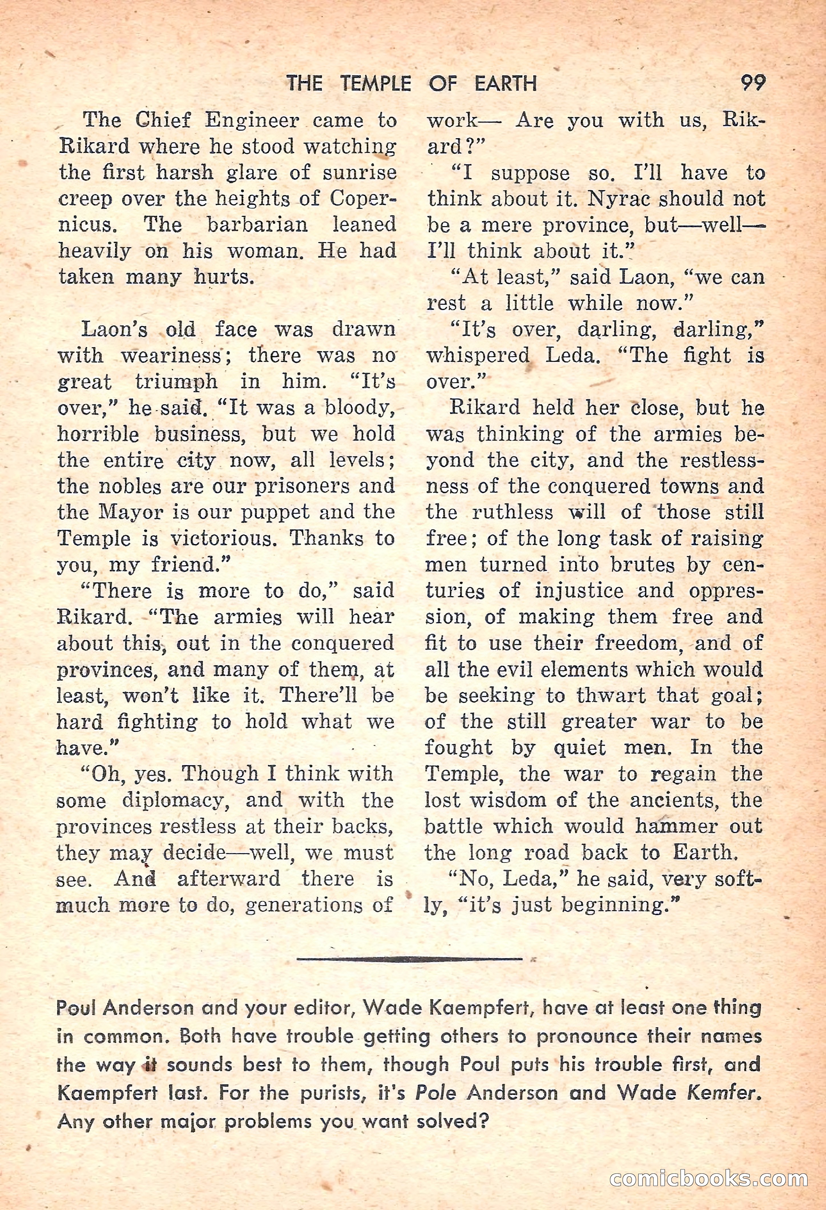 Rocket Stories, July 1953 — page 101 of 164