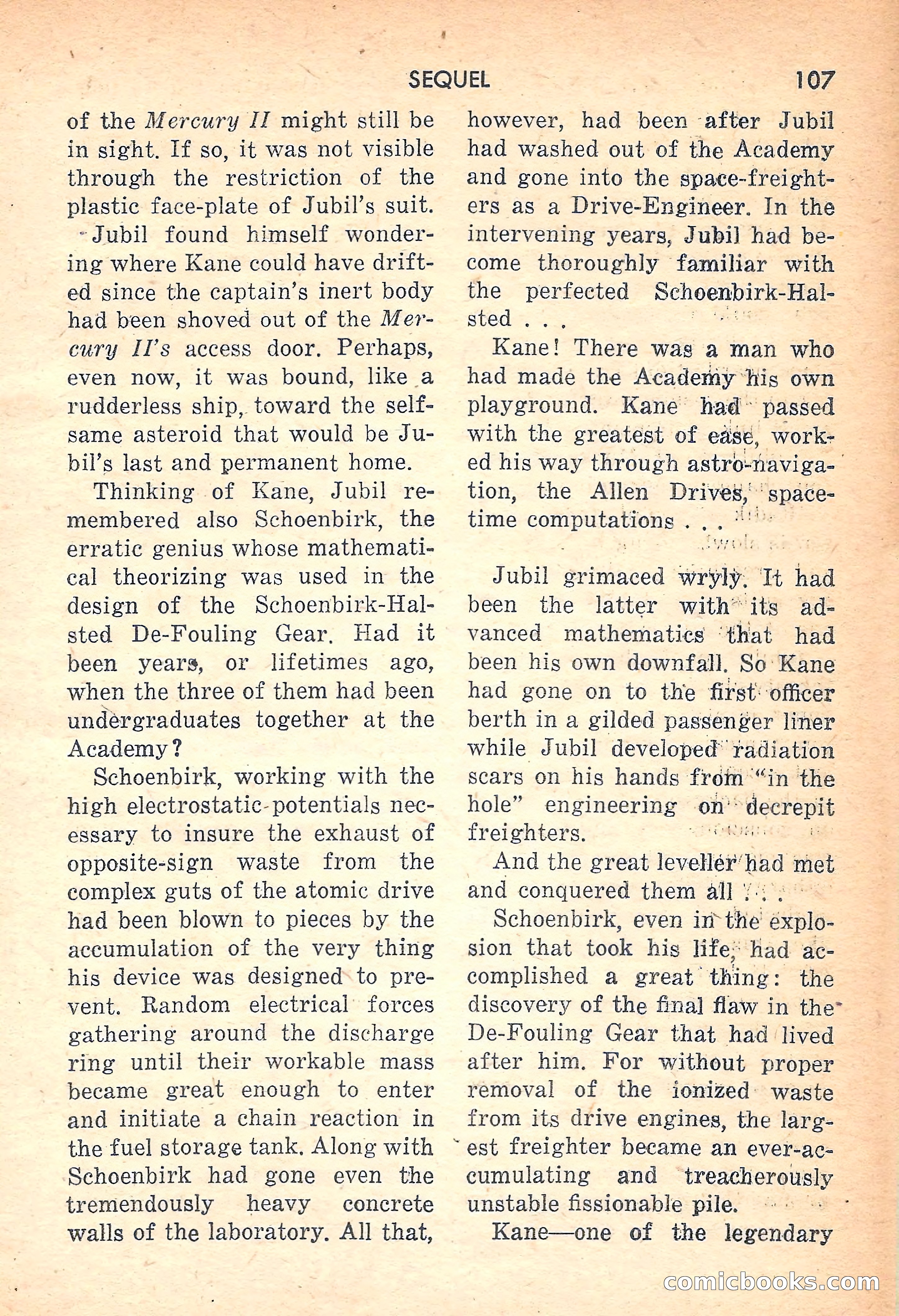 Rocket Stories, July 1953 — page 109 of 164