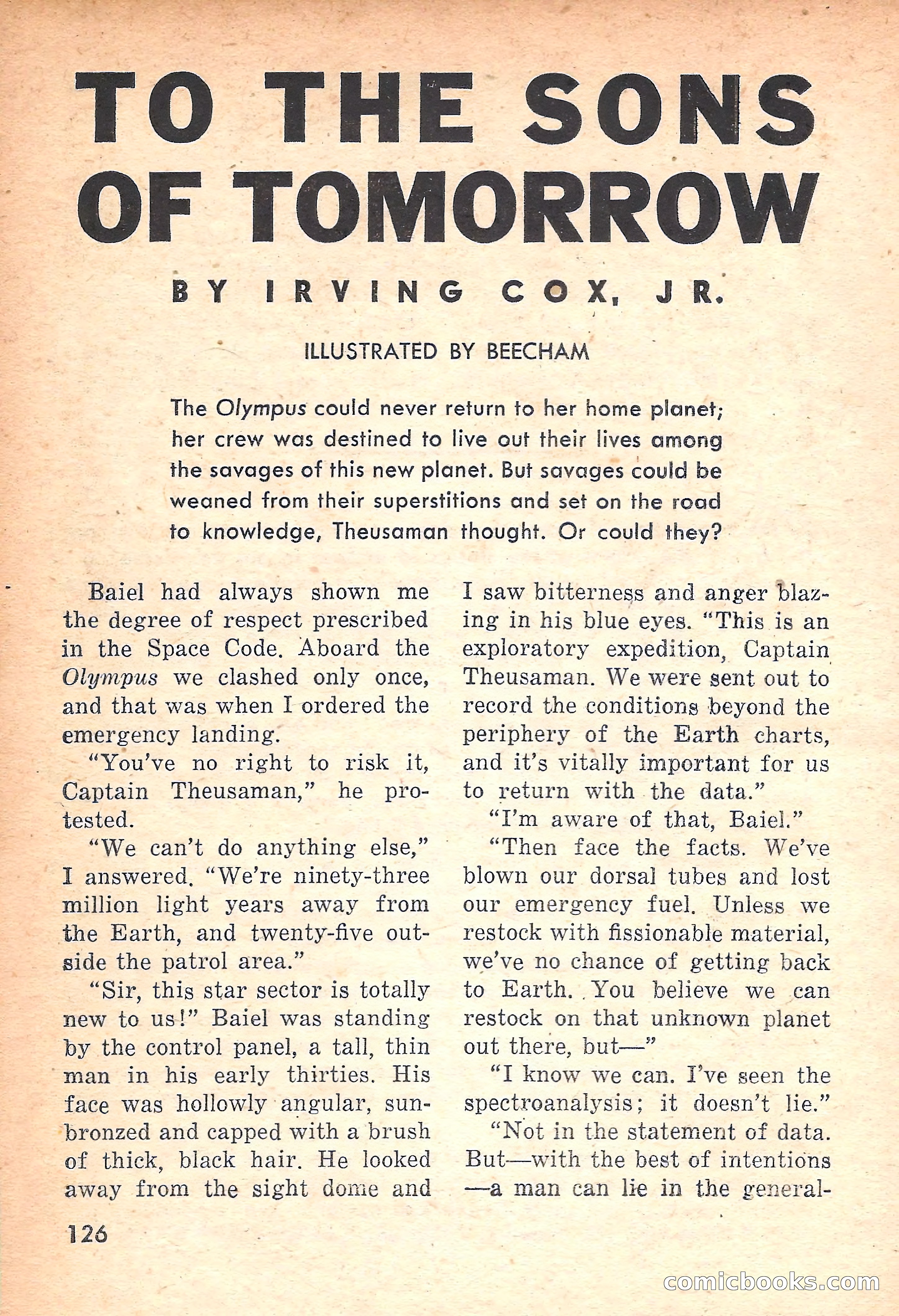 Rocket Stories, July 1953 — page 128 of 164