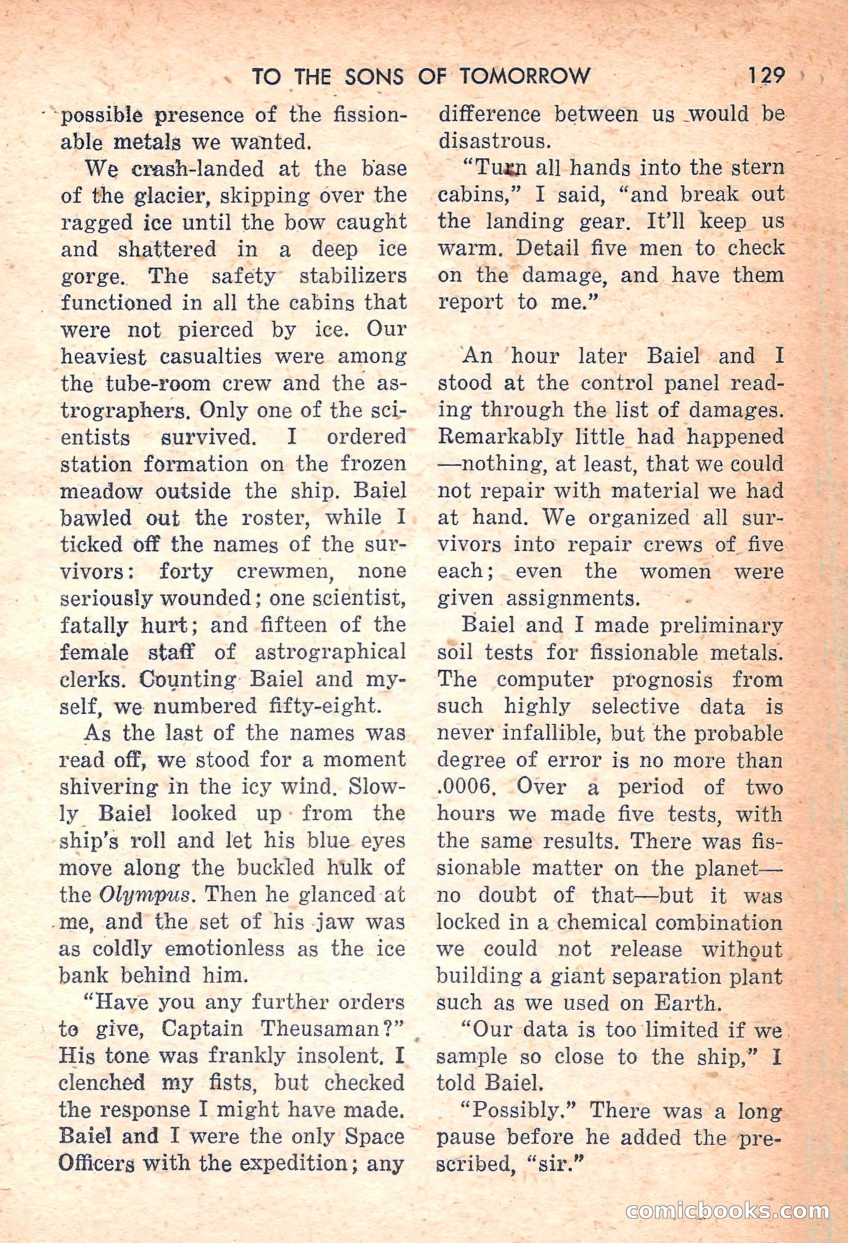 Rocket Stories, July 1953 — page 131 of 164