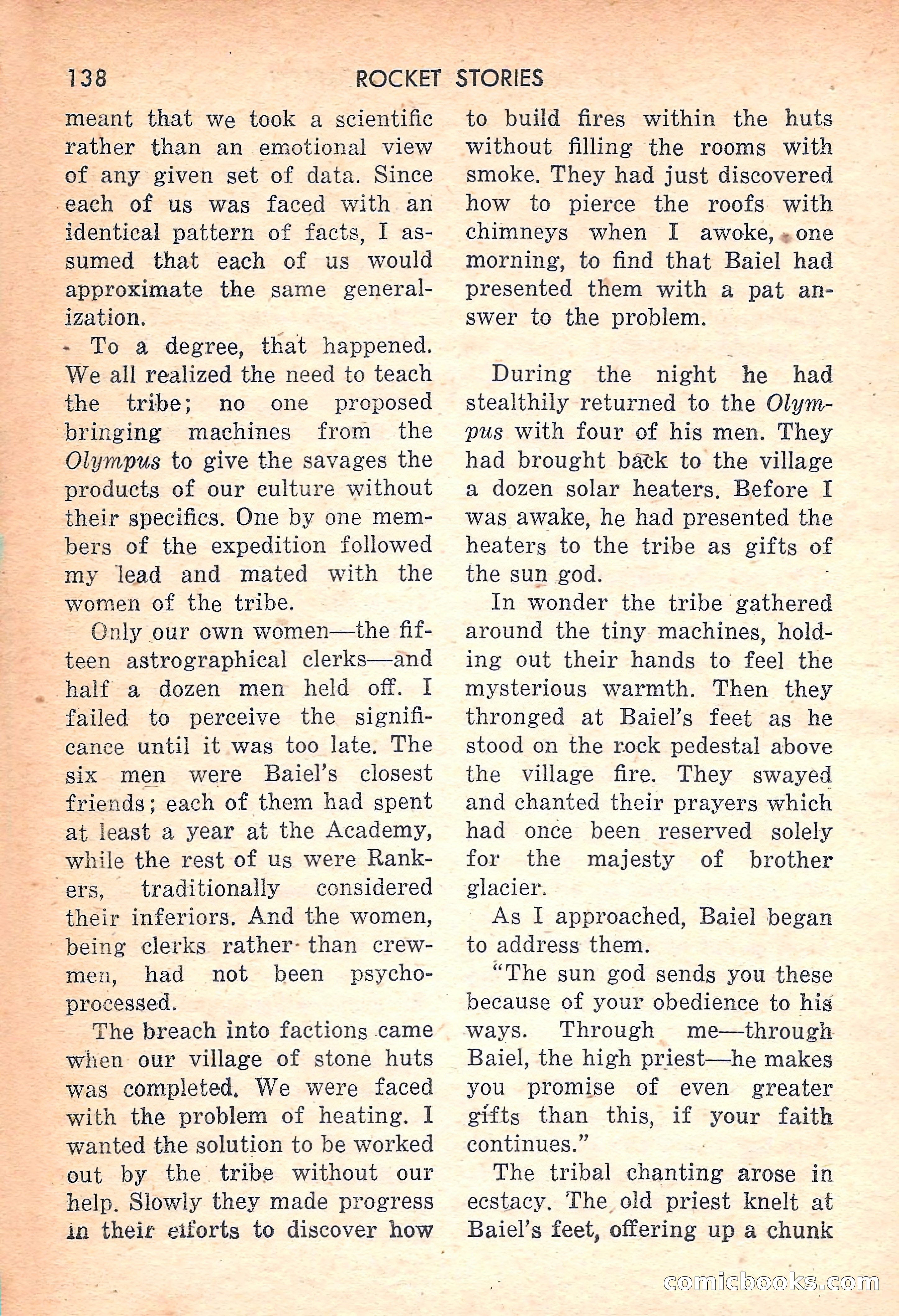 Rocket Stories, July 1953 — page 140 of 164