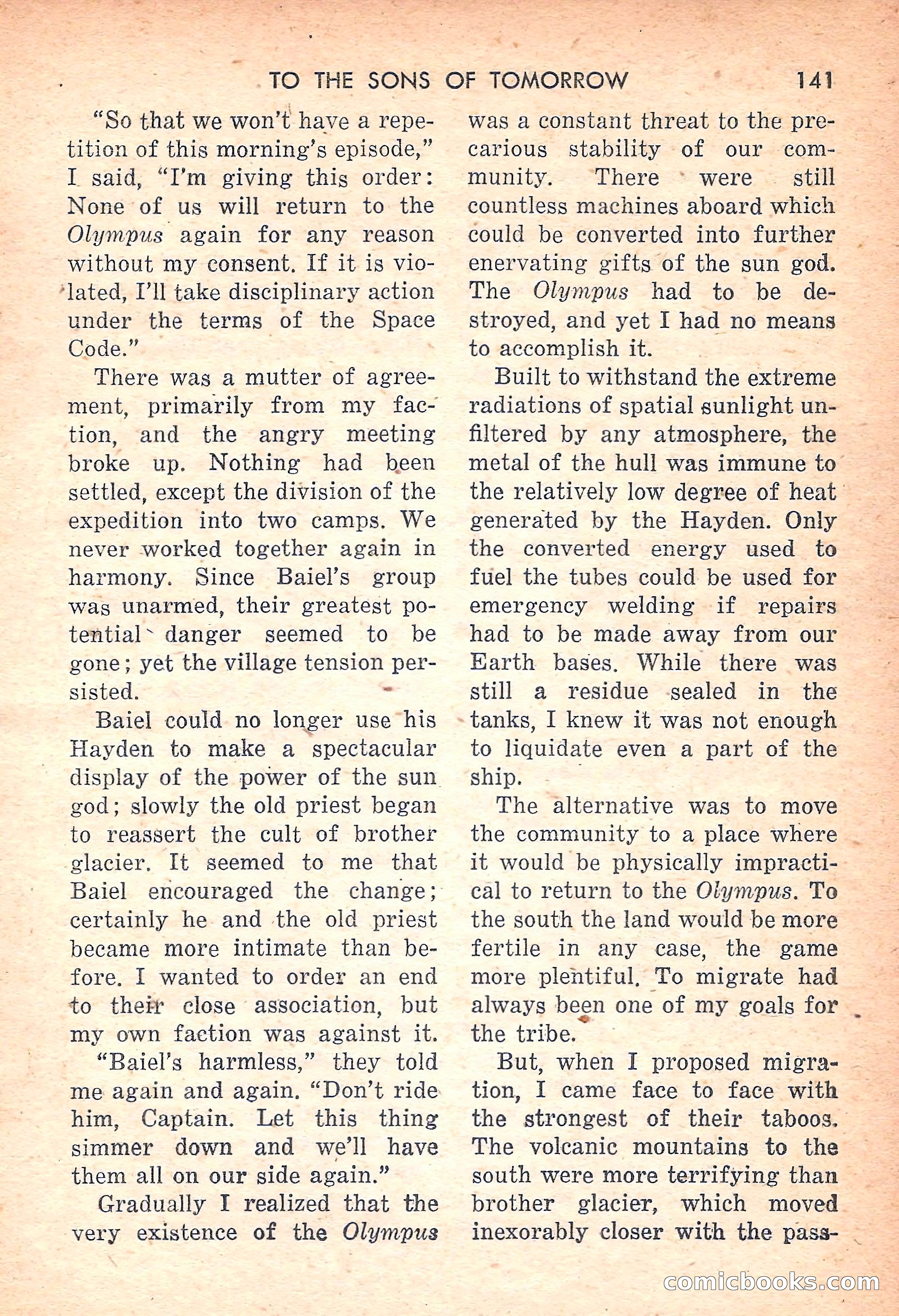 Rocket Stories, July 1953 — page 143 of 164