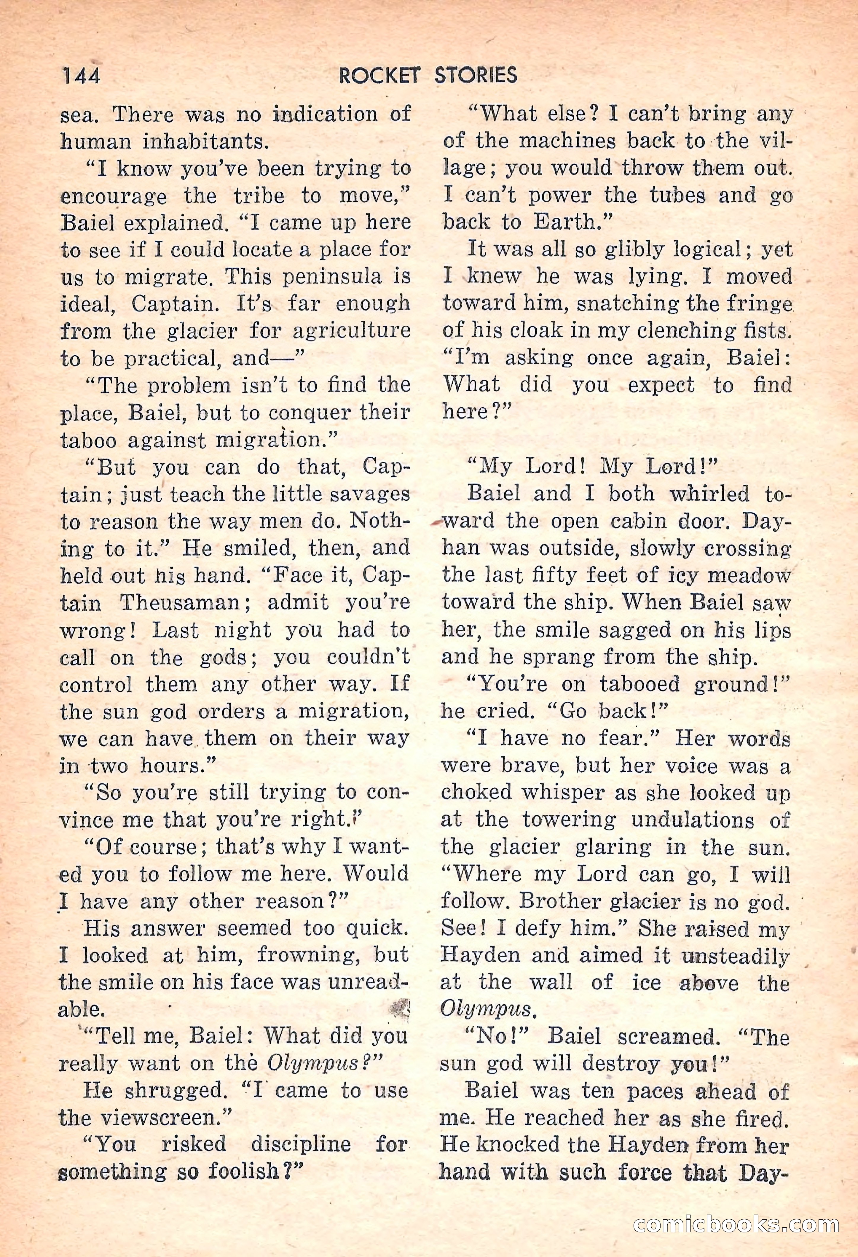 Rocket Stories, July 1953 — page 146 of 164