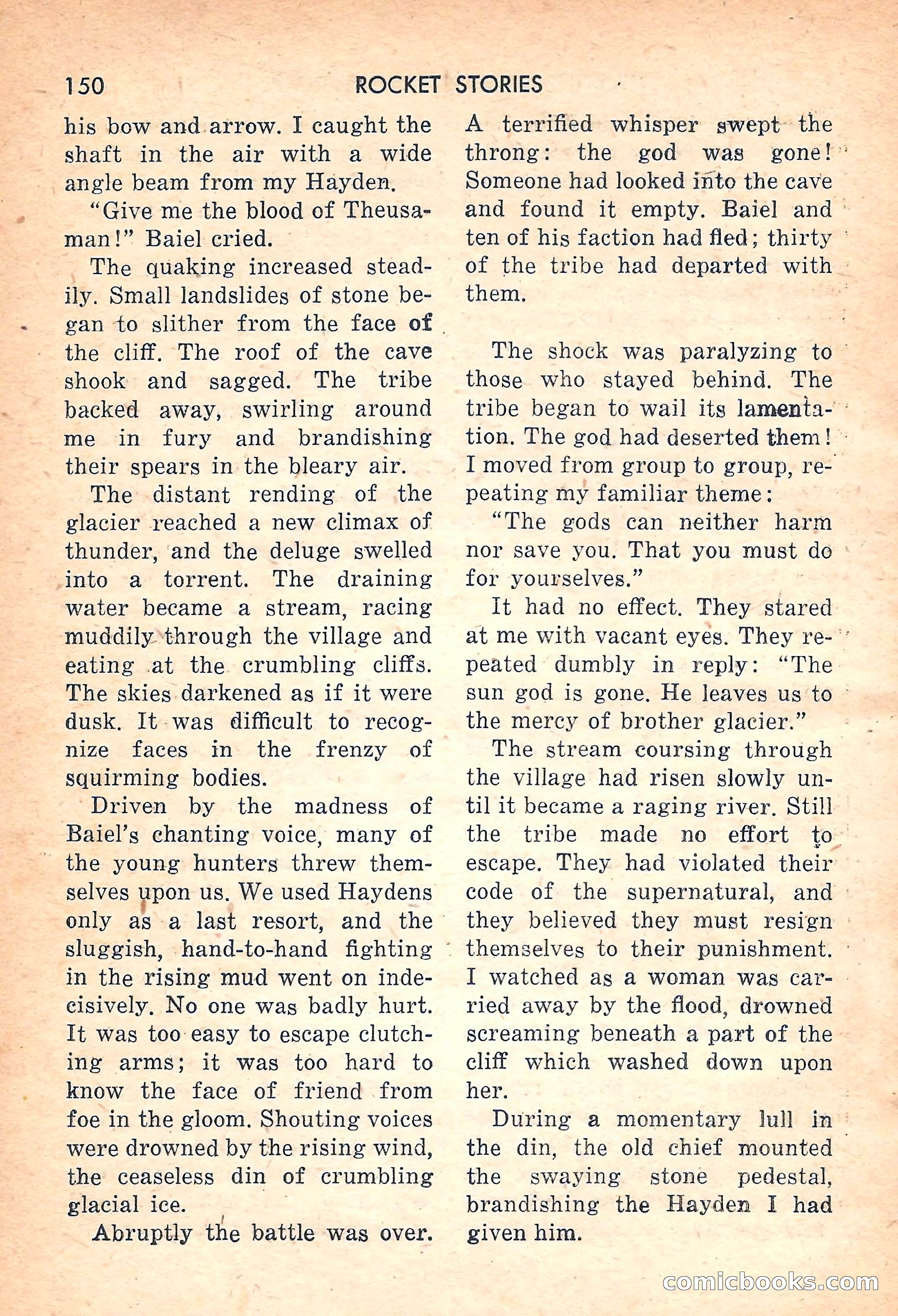 Rocket Stories, July 1953 — page 152 of 164