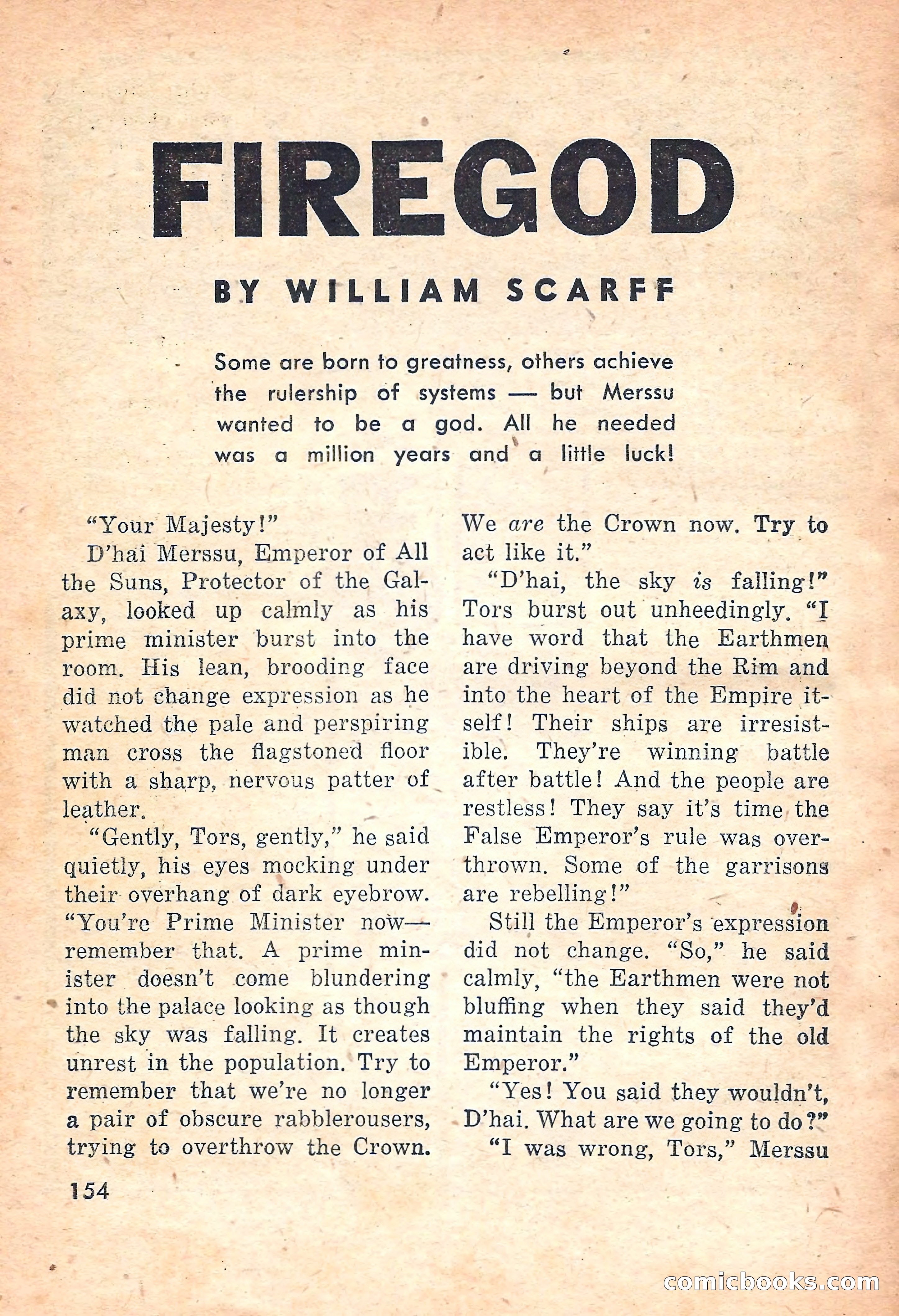 Rocket Stories, July 1953 — page 156 of 164