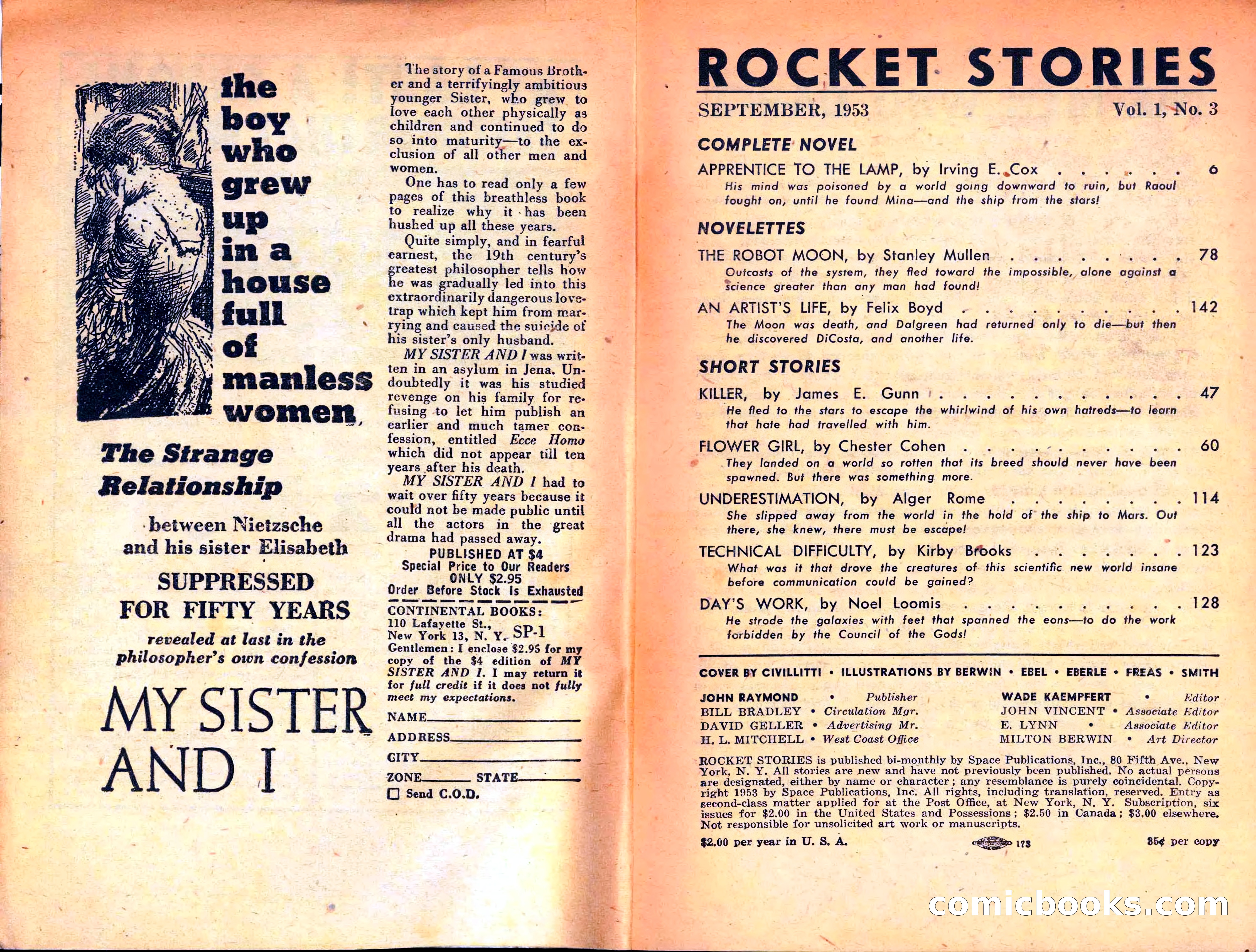 Rocket Stories, September 1953 — page 3 of 83