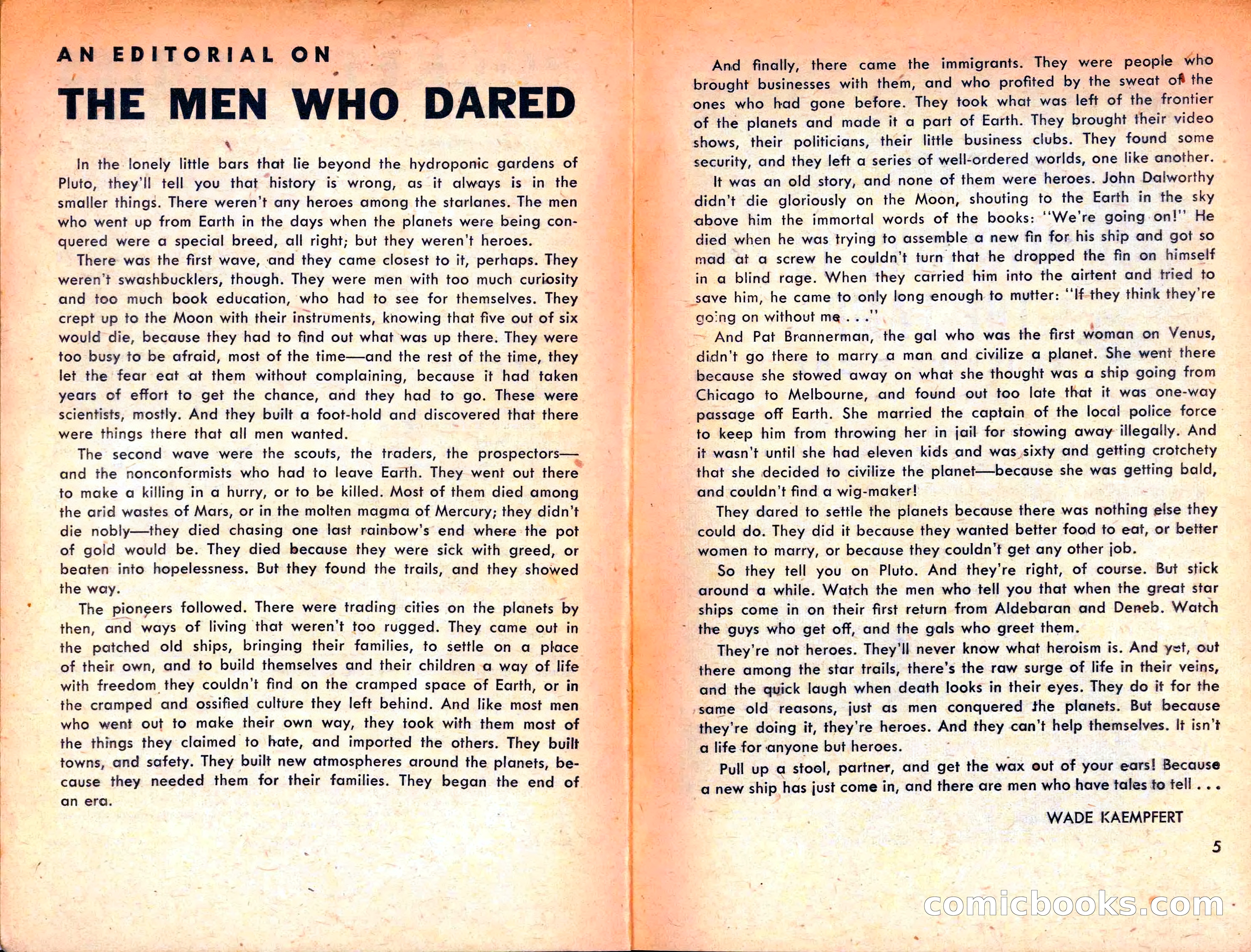 Rocket Stories, September 1953 — page 4 of 83