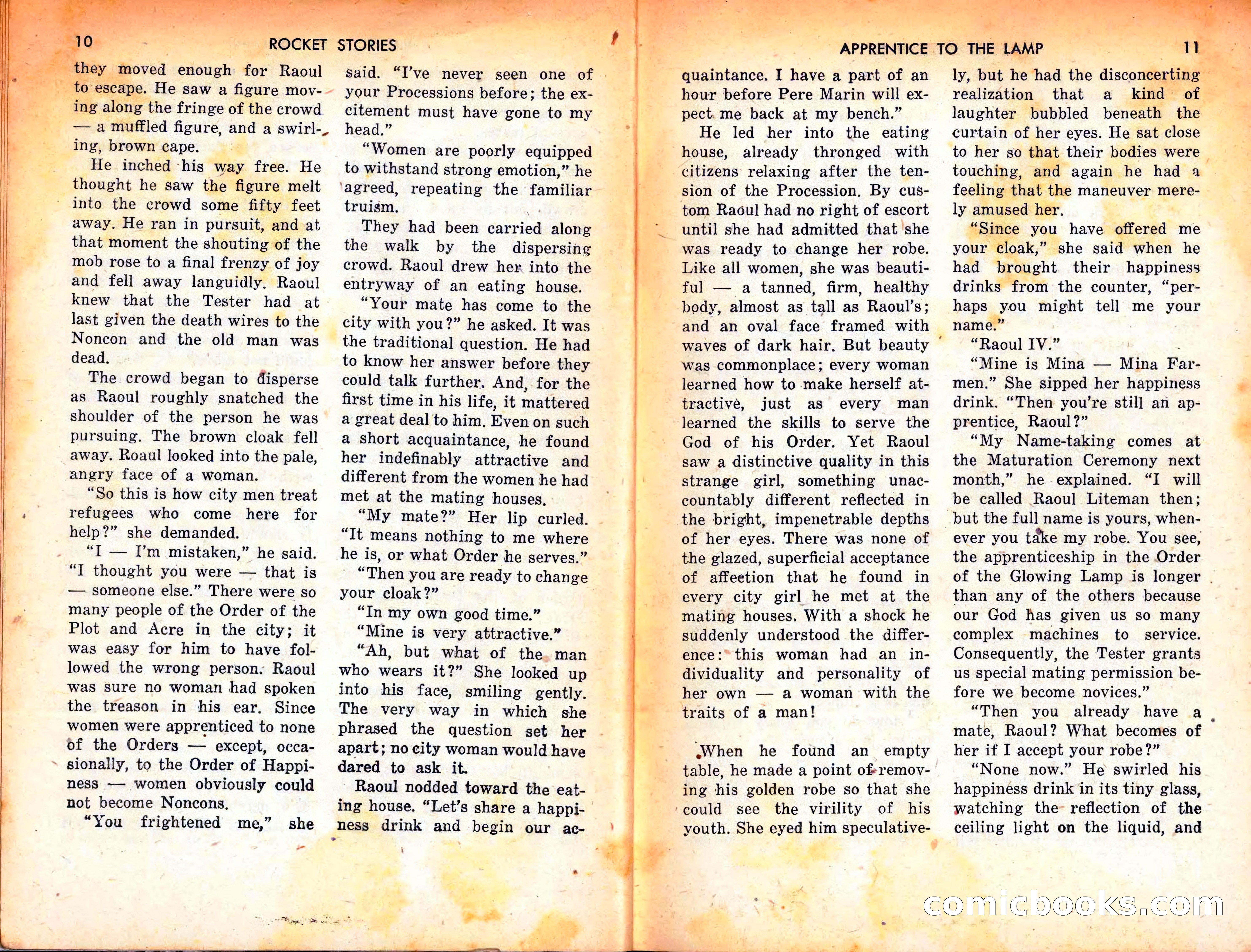 Rocket Stories, September 1953 — page 7 of 83