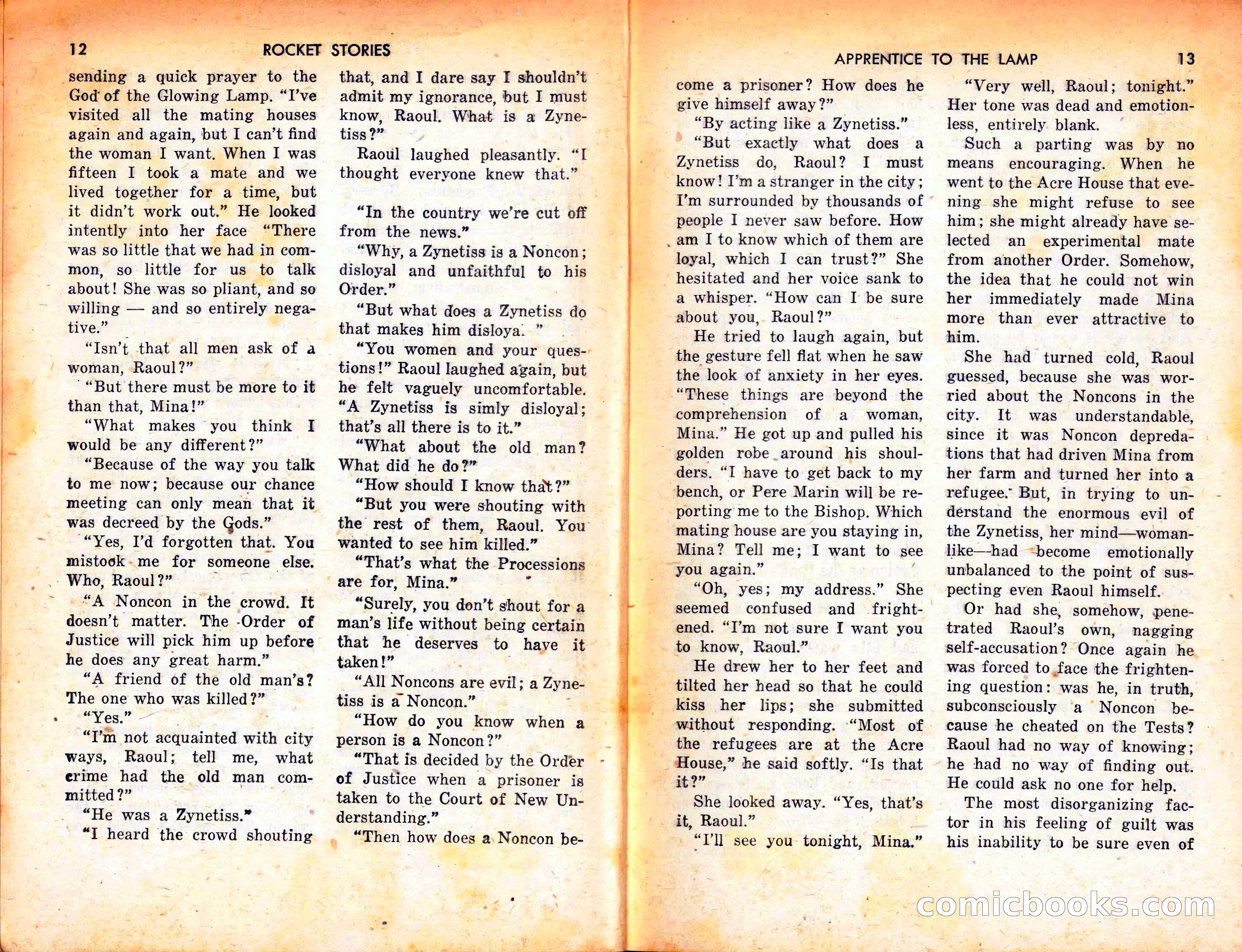 Rocket Stories, September 1953 — page 8 of 83