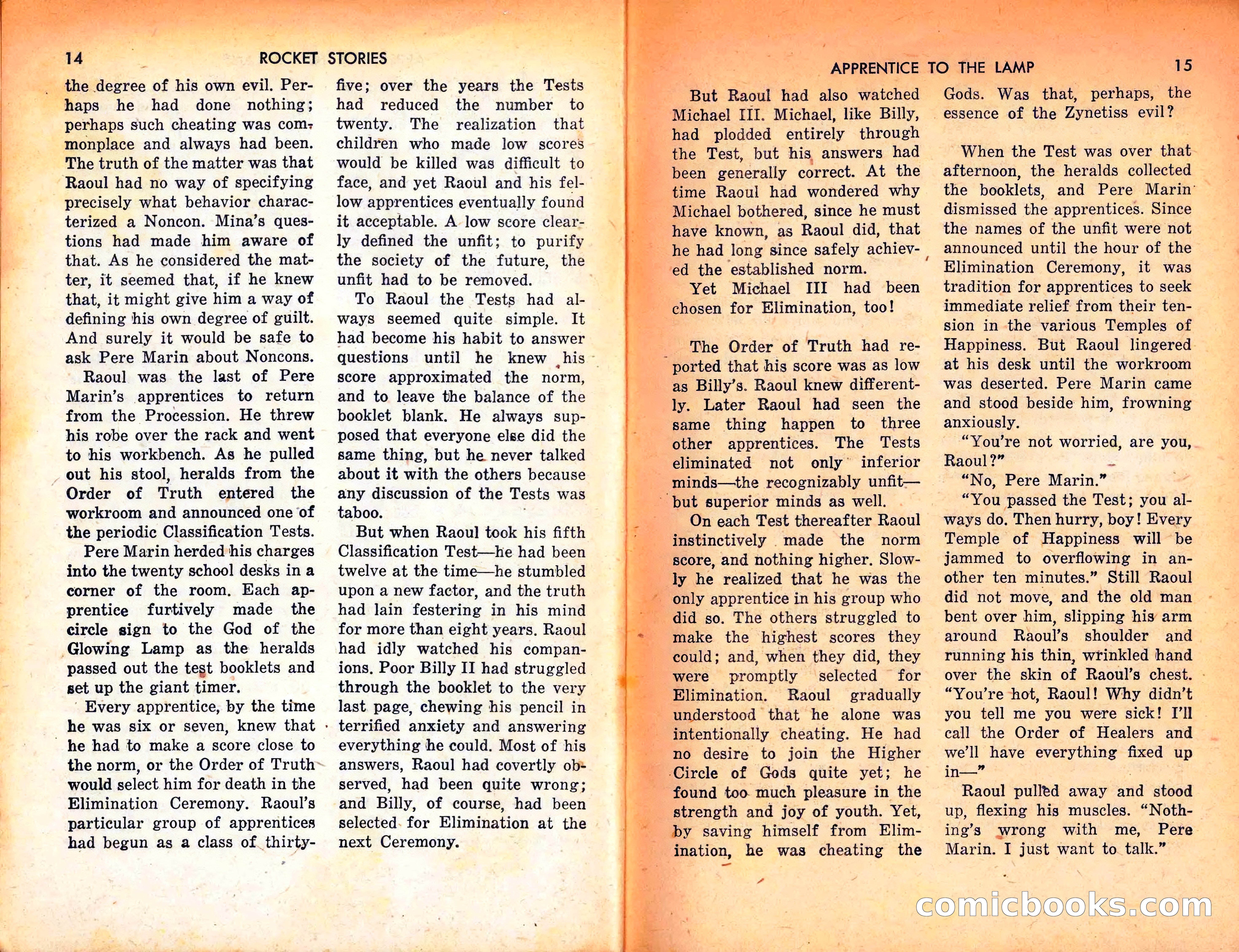 Rocket Stories, September 1953 — page 9 of 83