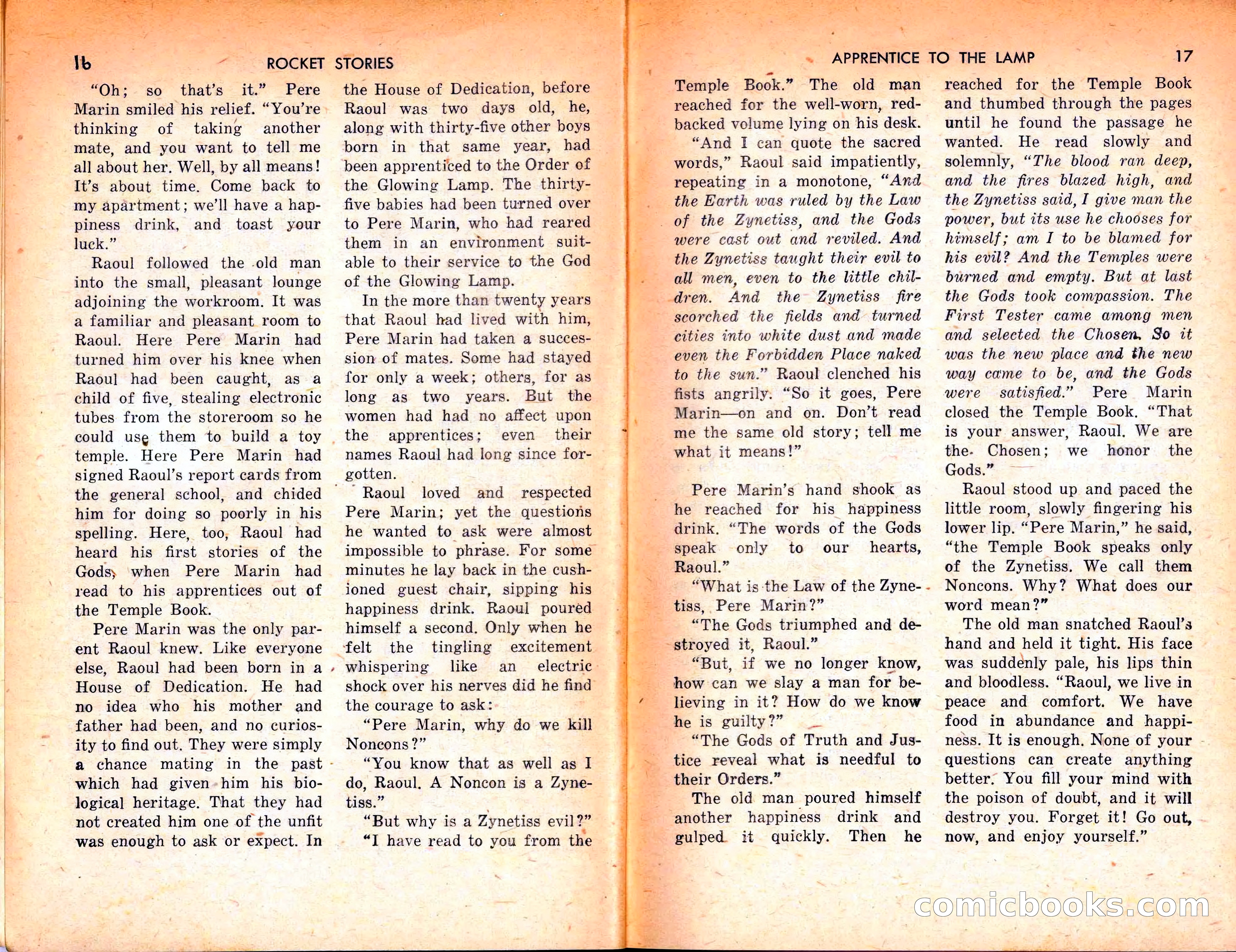 Rocket Stories, September 1953 — page 10 of 83
